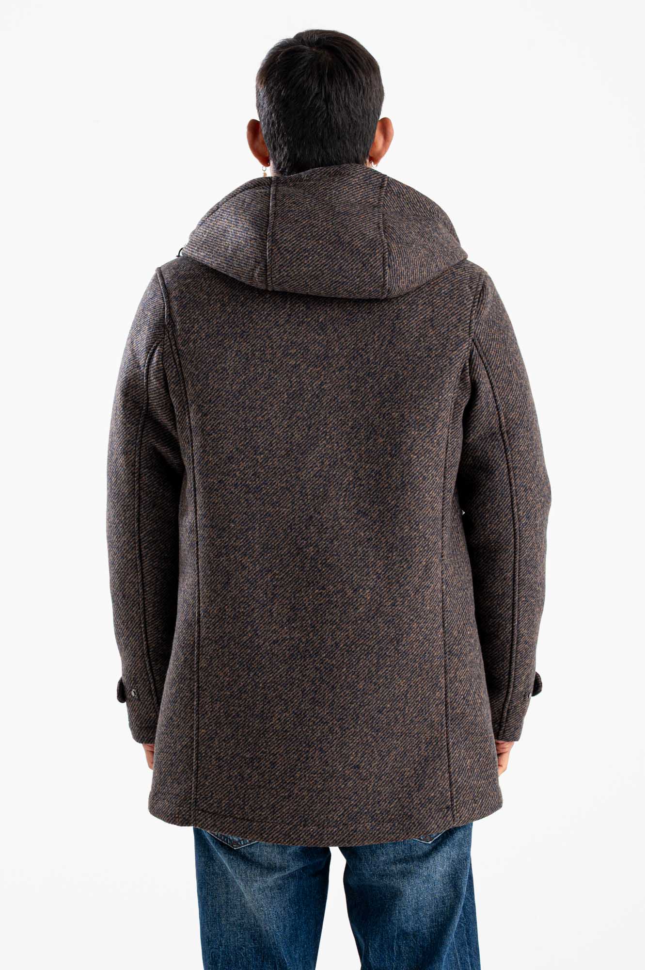 Cappotto corto con cappuccio