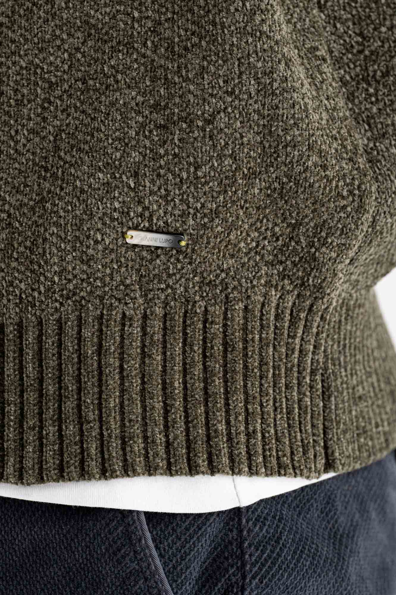 Maglia ciniglia over size