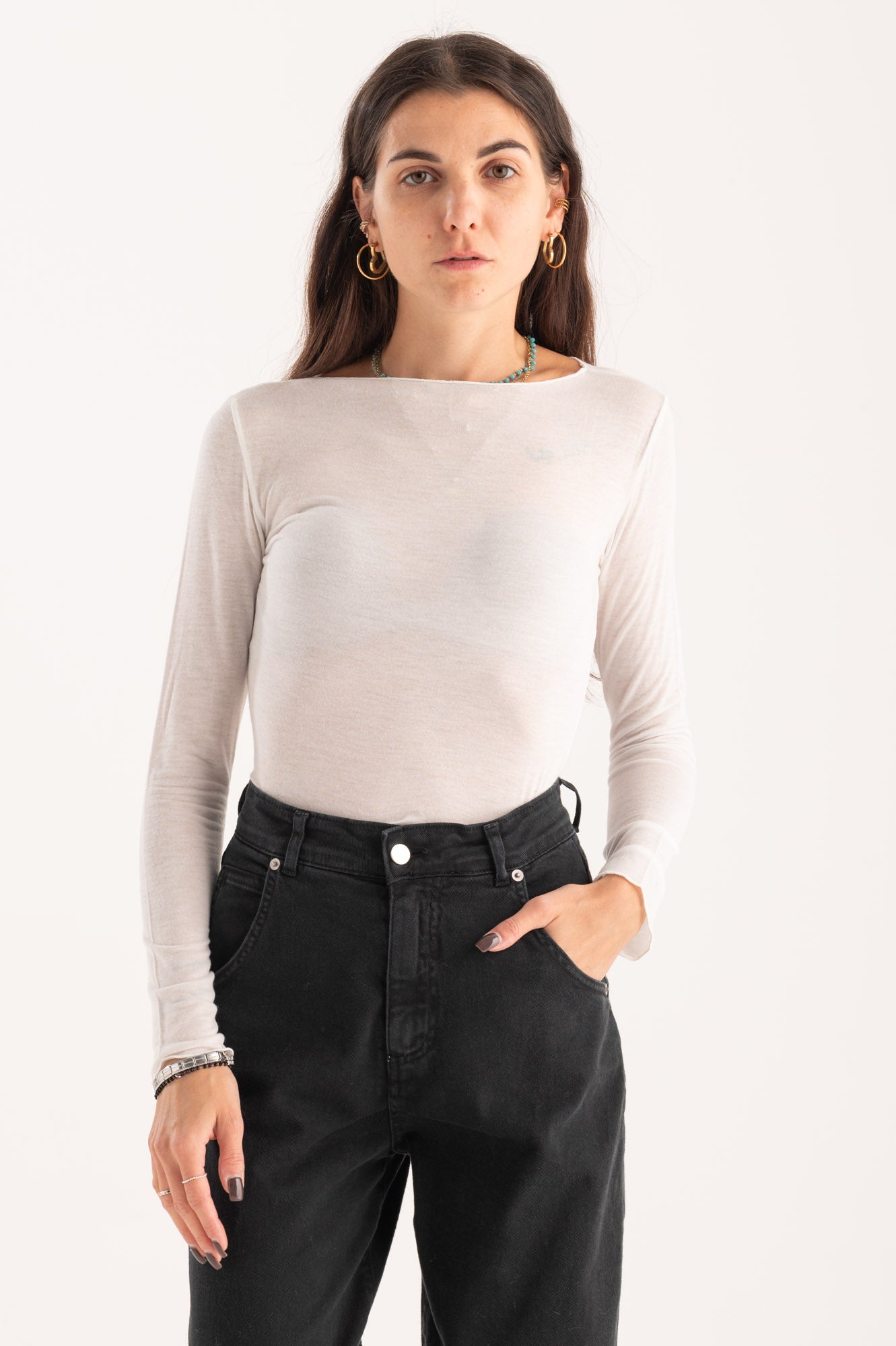 Maglia misto cashmere