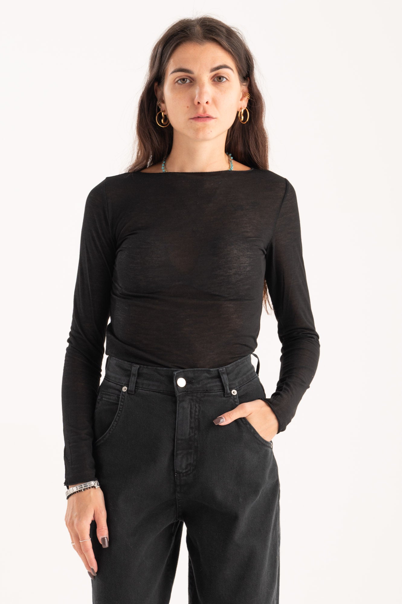 Maglia misto cashmere