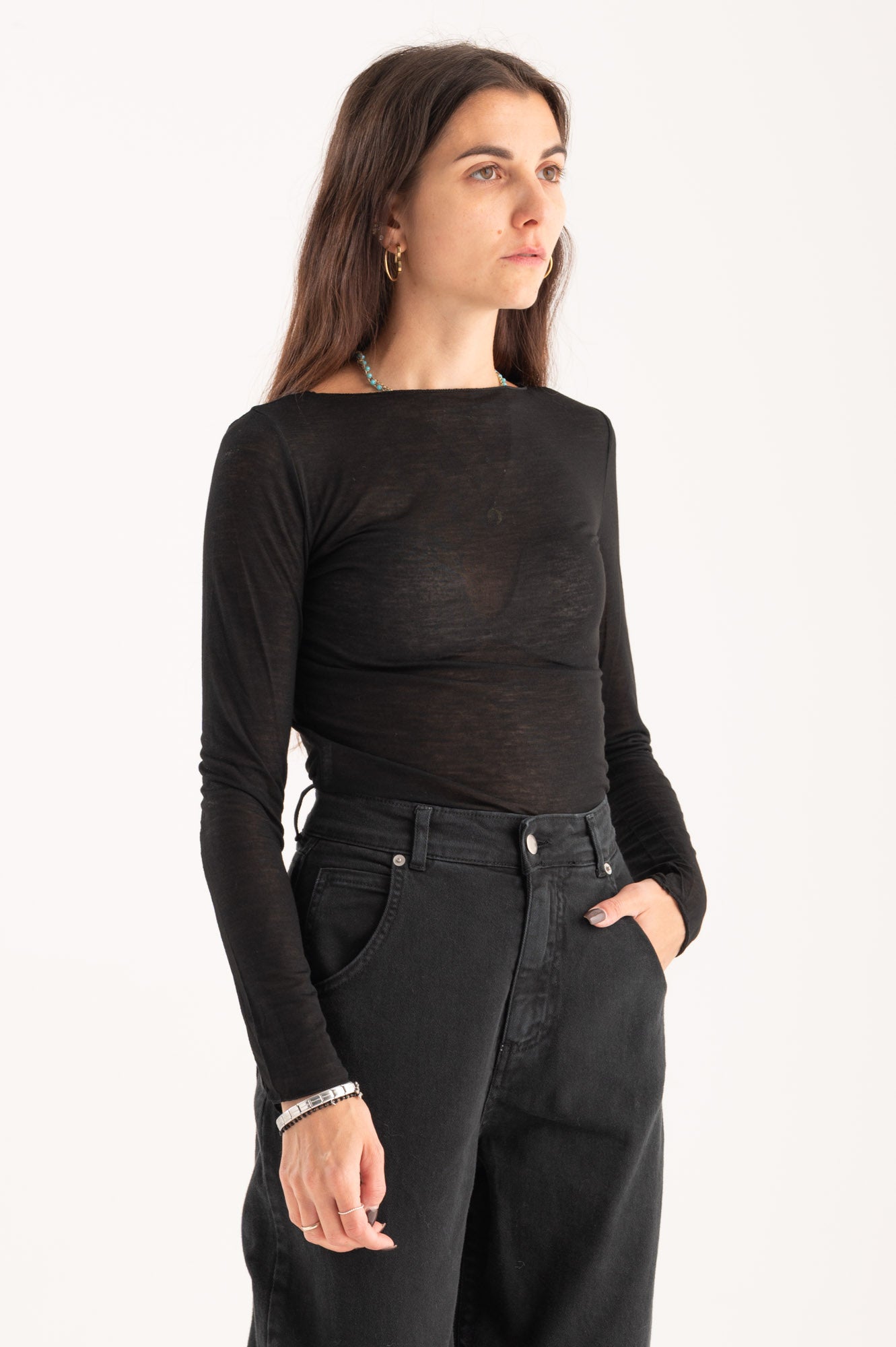 Maglia misto cashmere
