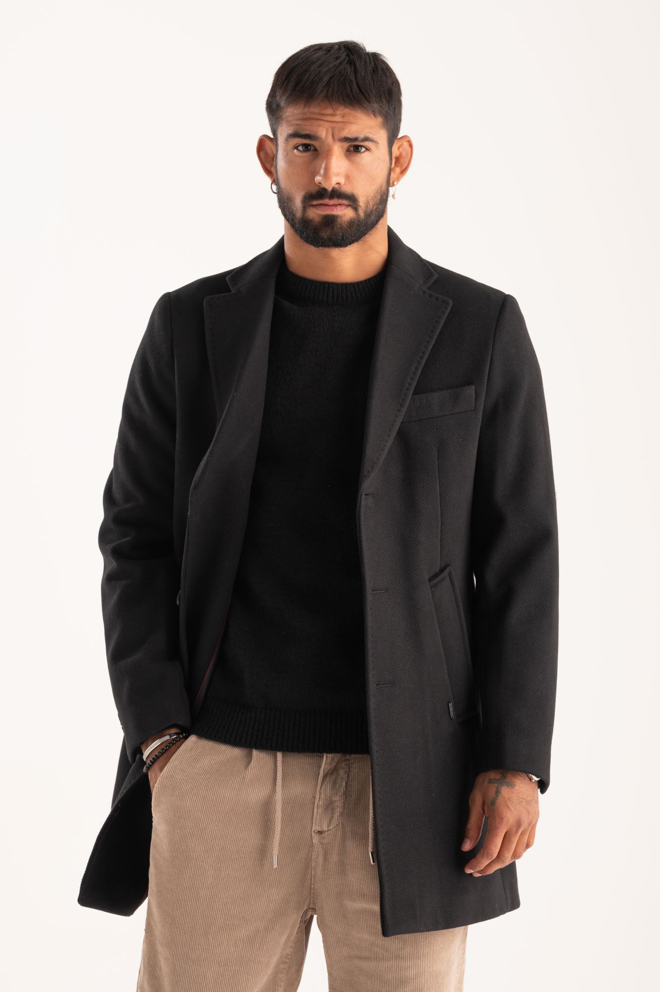 Cappotto monopetto