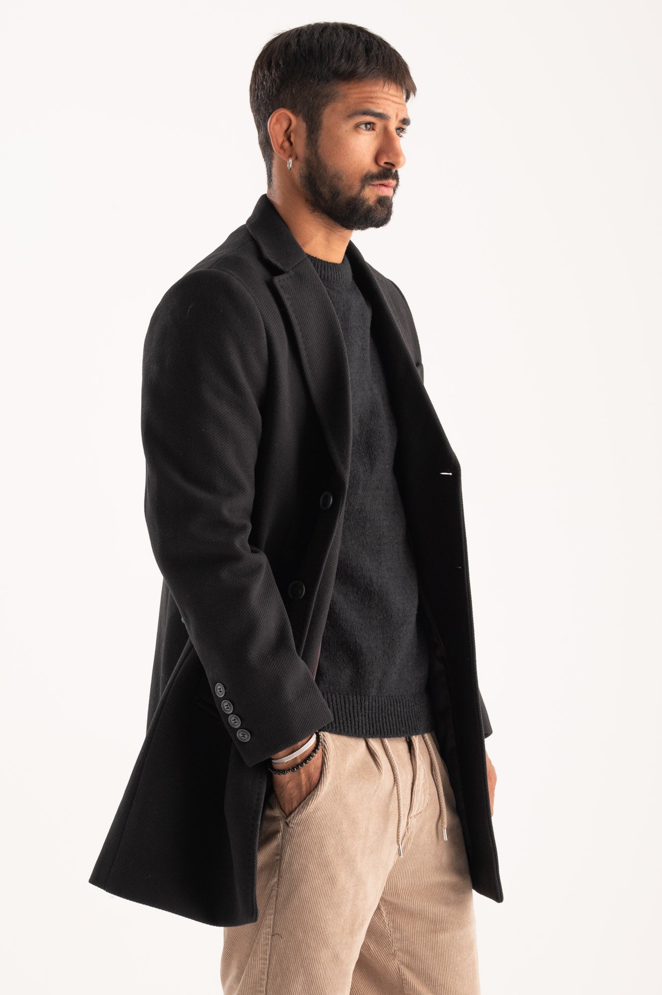 Cappotto monopetto