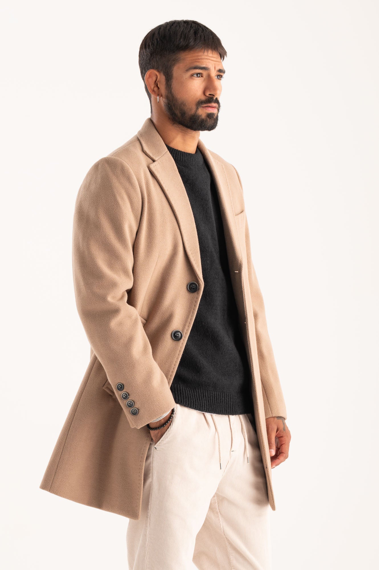 Cappotto monopetto