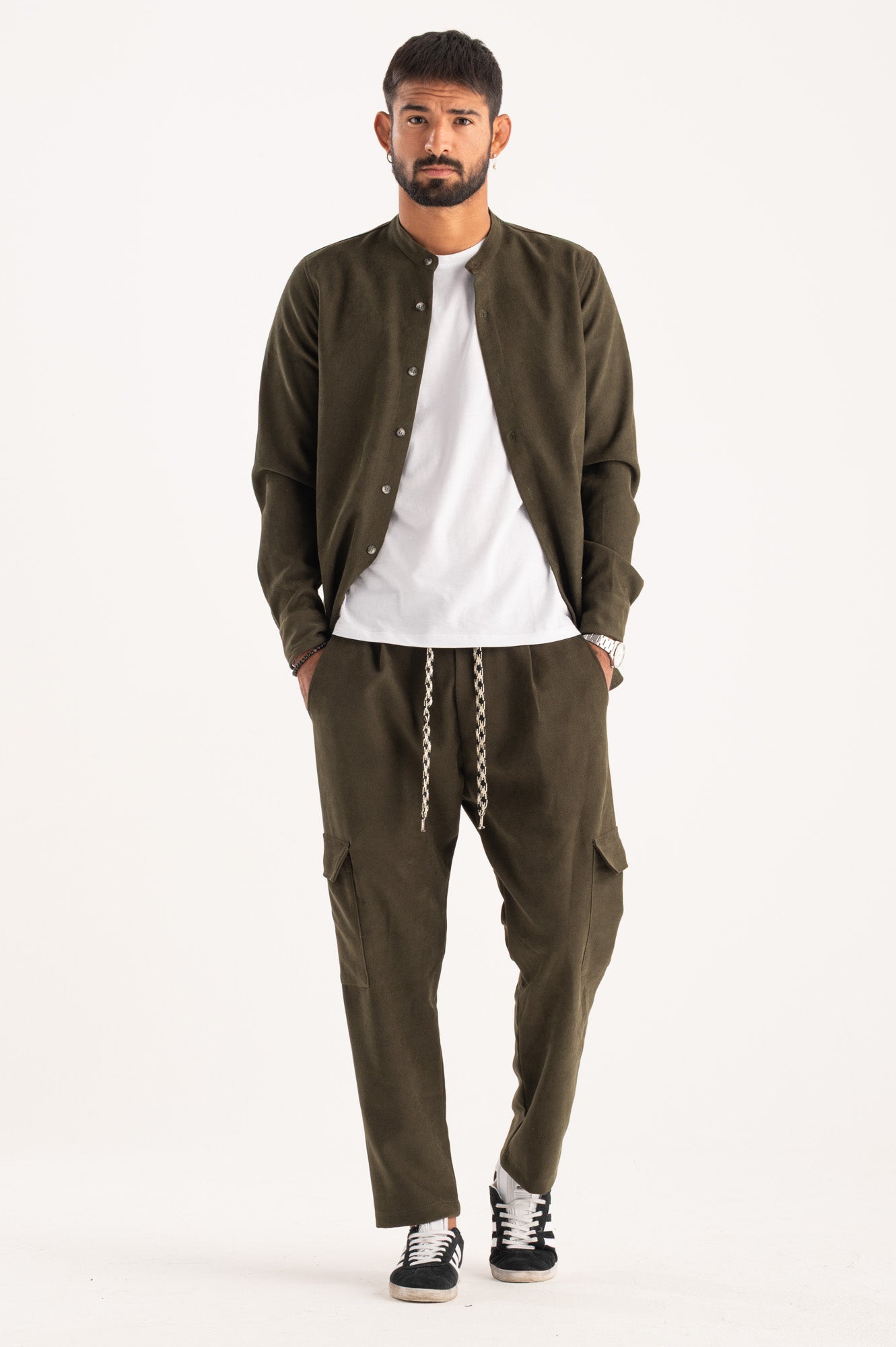 Pantalone coordinato velluto
