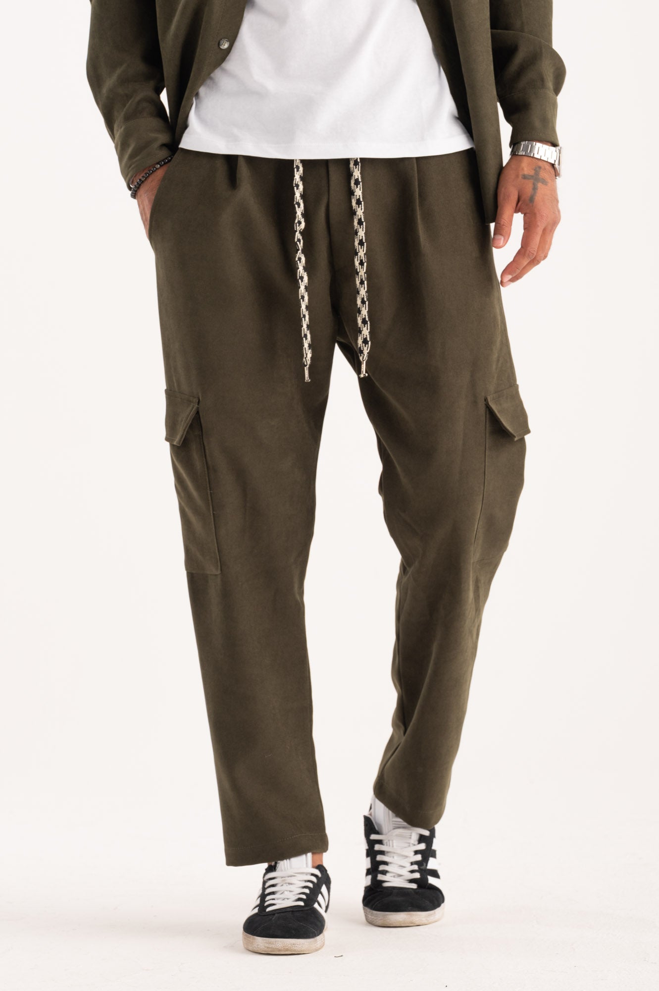 Pantalone coordinato velluto