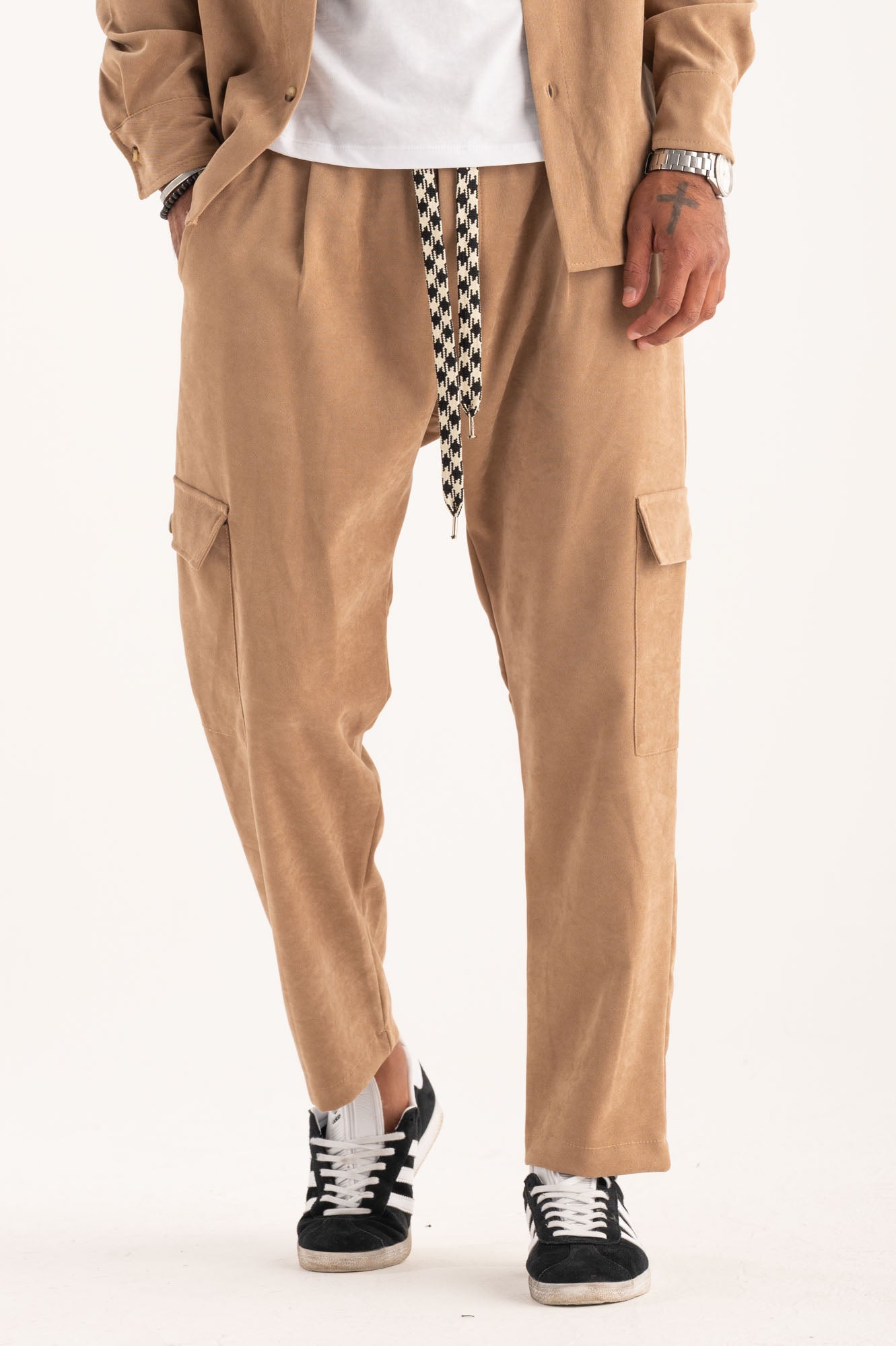 Pantalone coordinato velluto