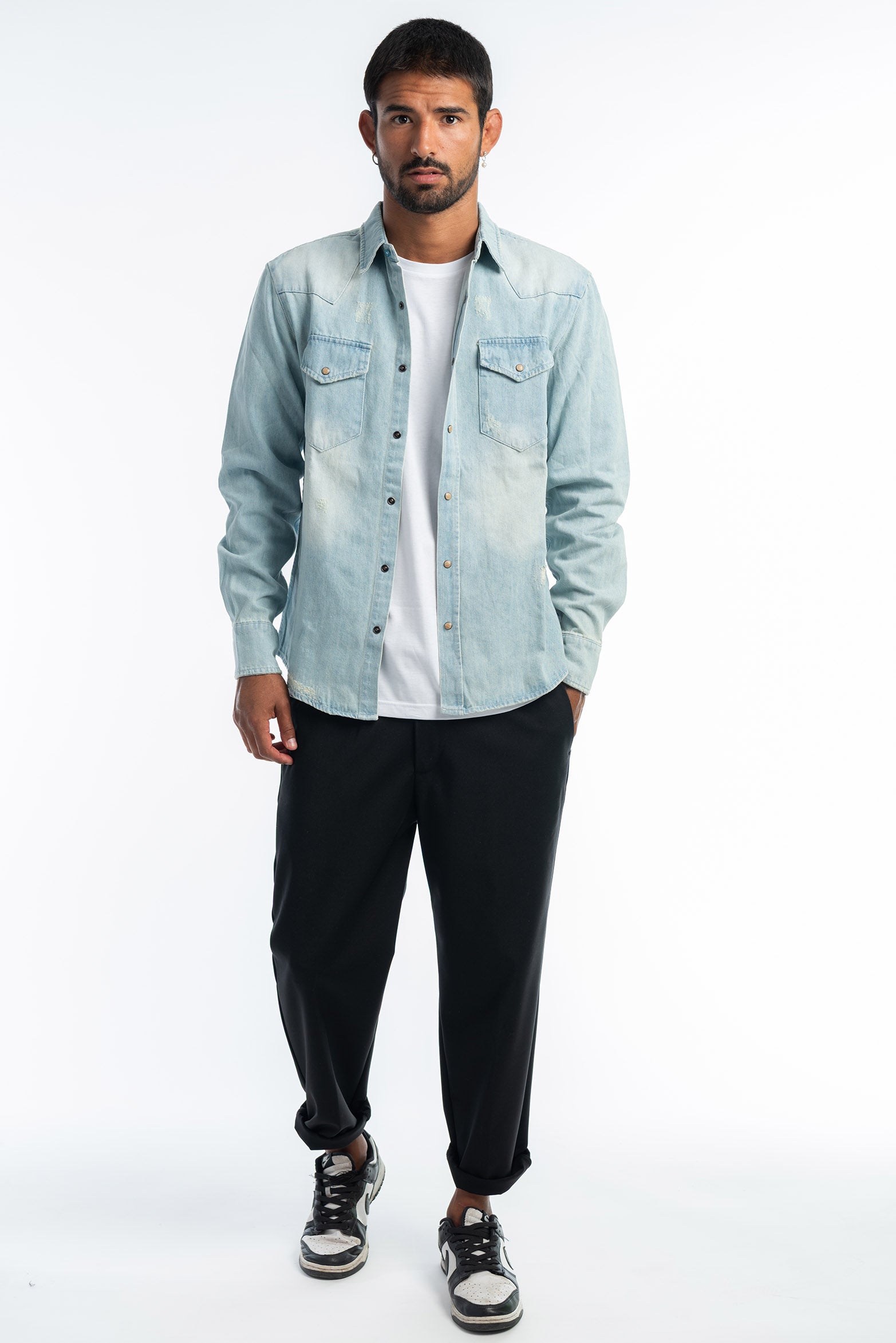 Light denim shirt