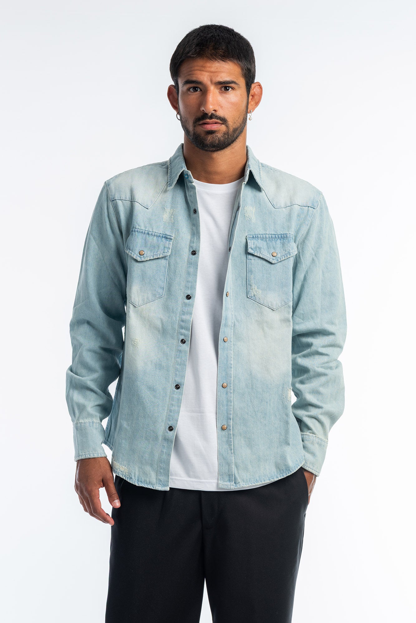 Light denim shirt