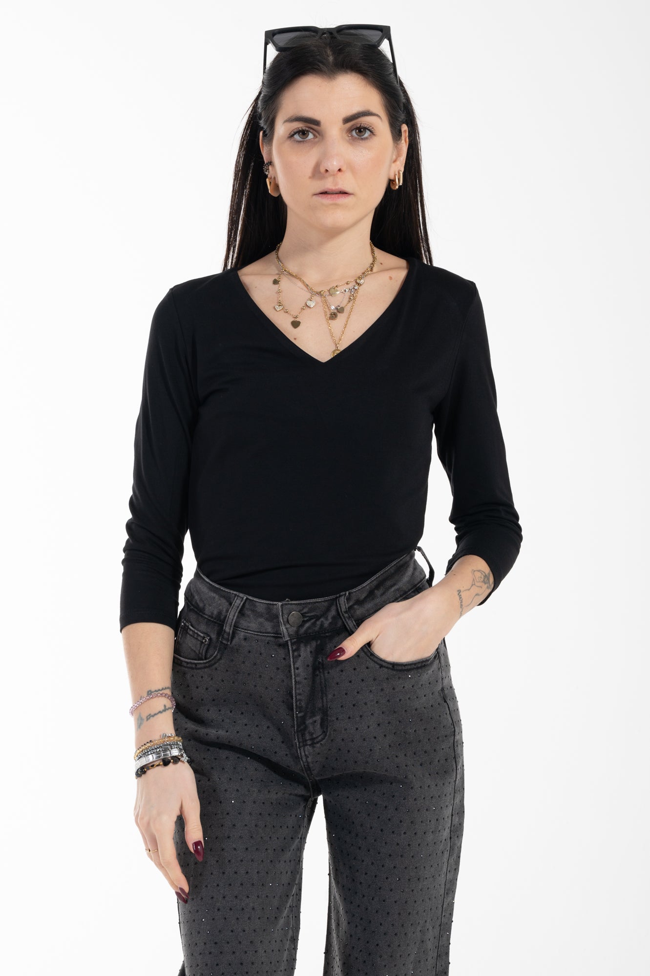 Maglia basic V