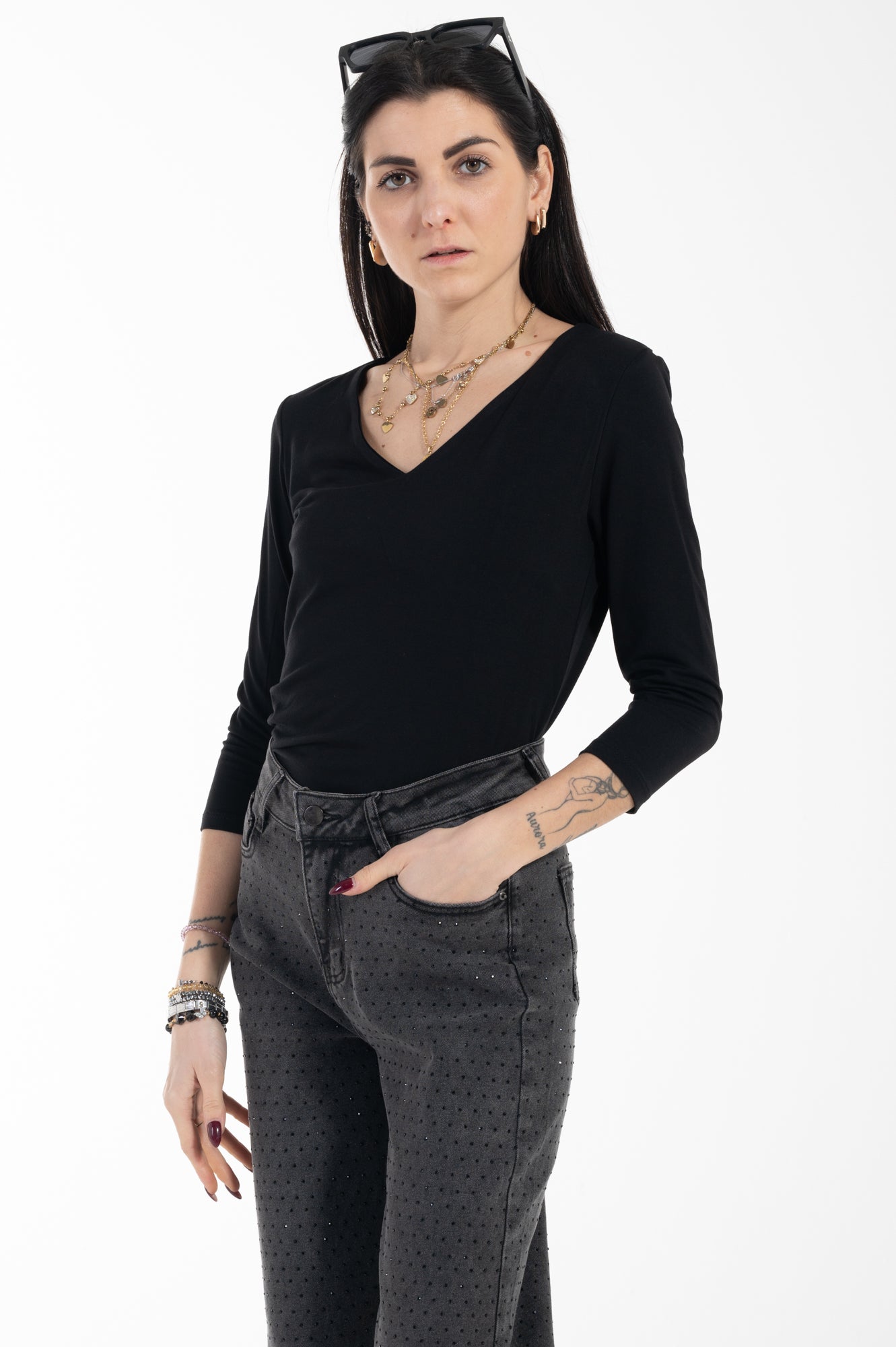 Maglia basic V