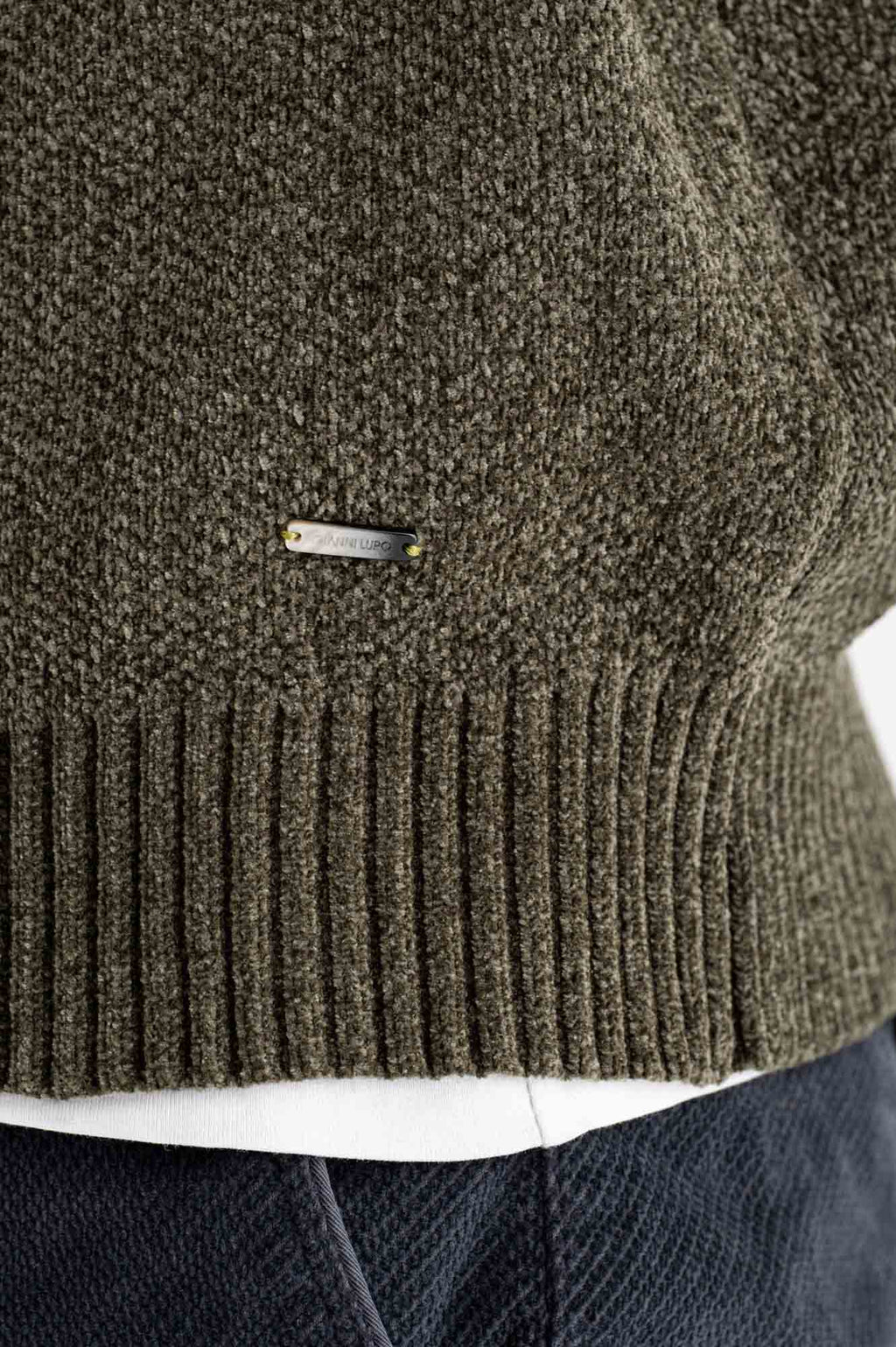 Maglia ciniglia over size