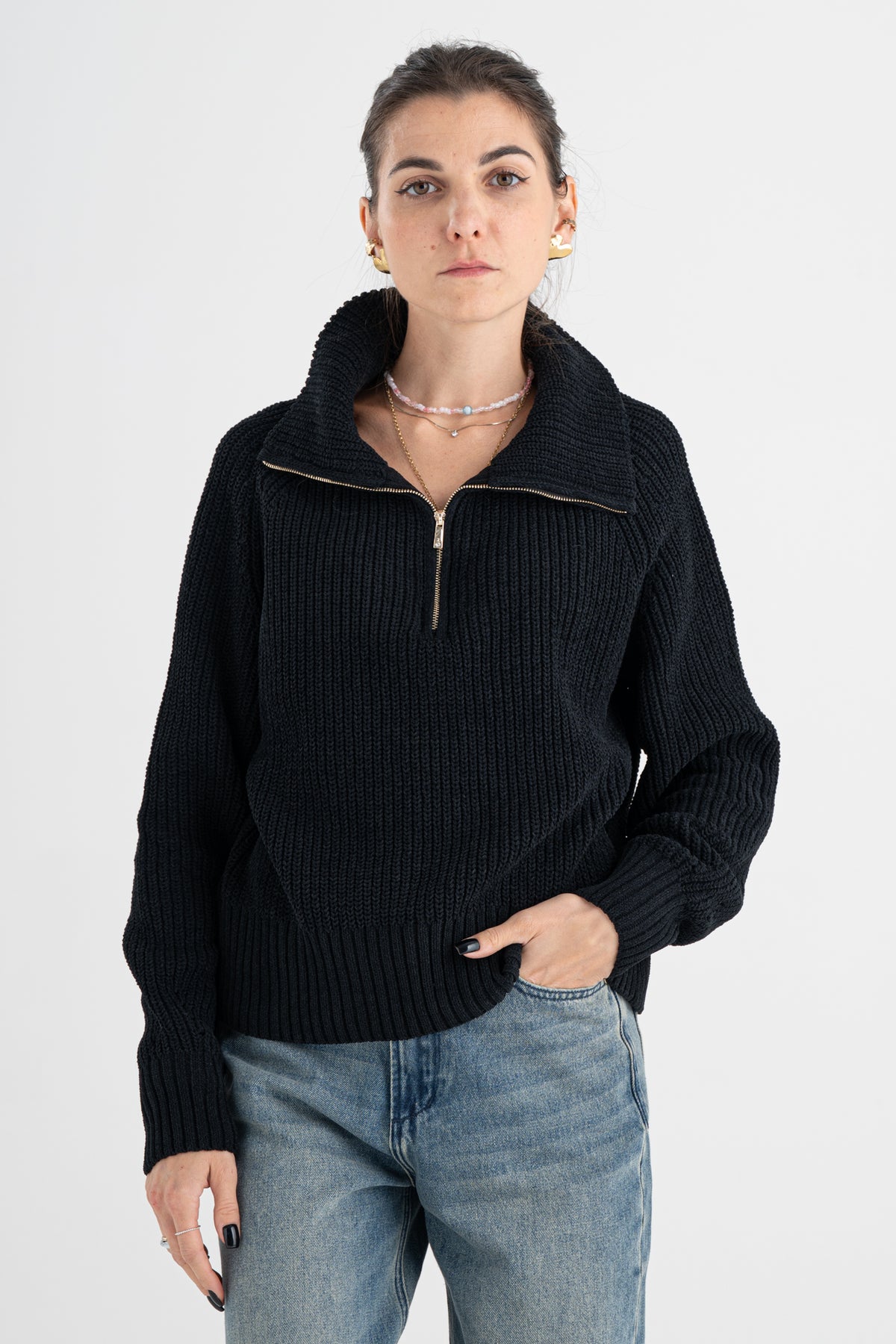 Maglia half ciniglia