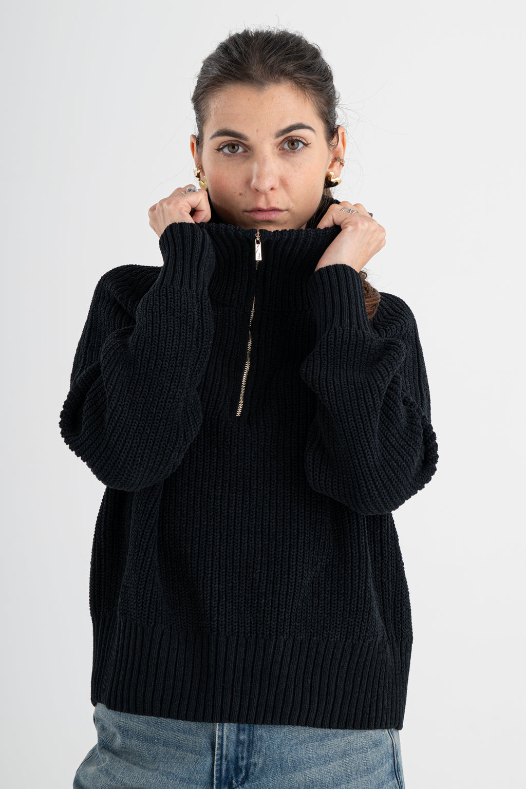Maglia half ciniglia