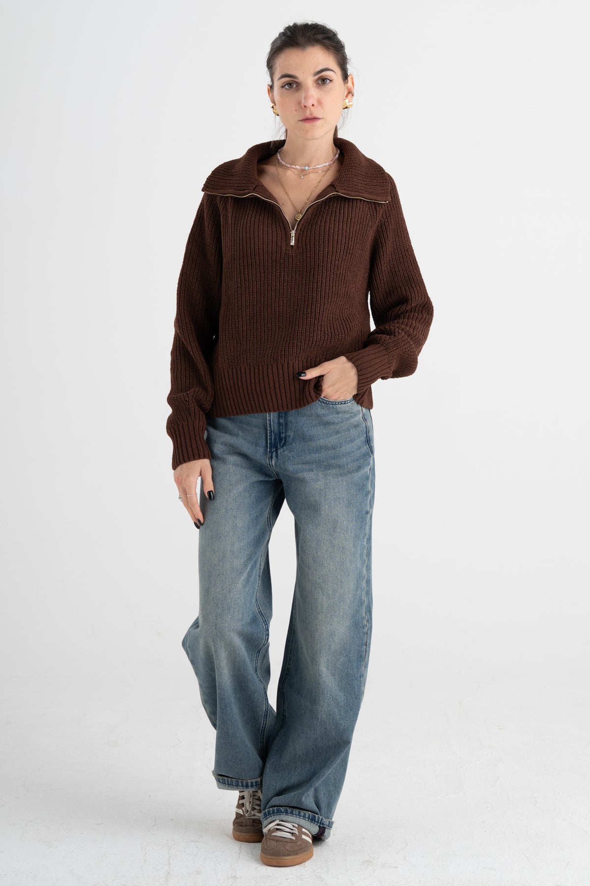 Maglia half ciniglia