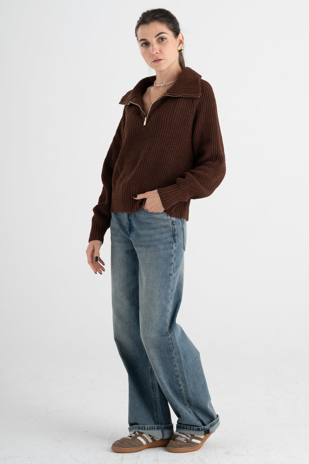 Maglia half ciniglia