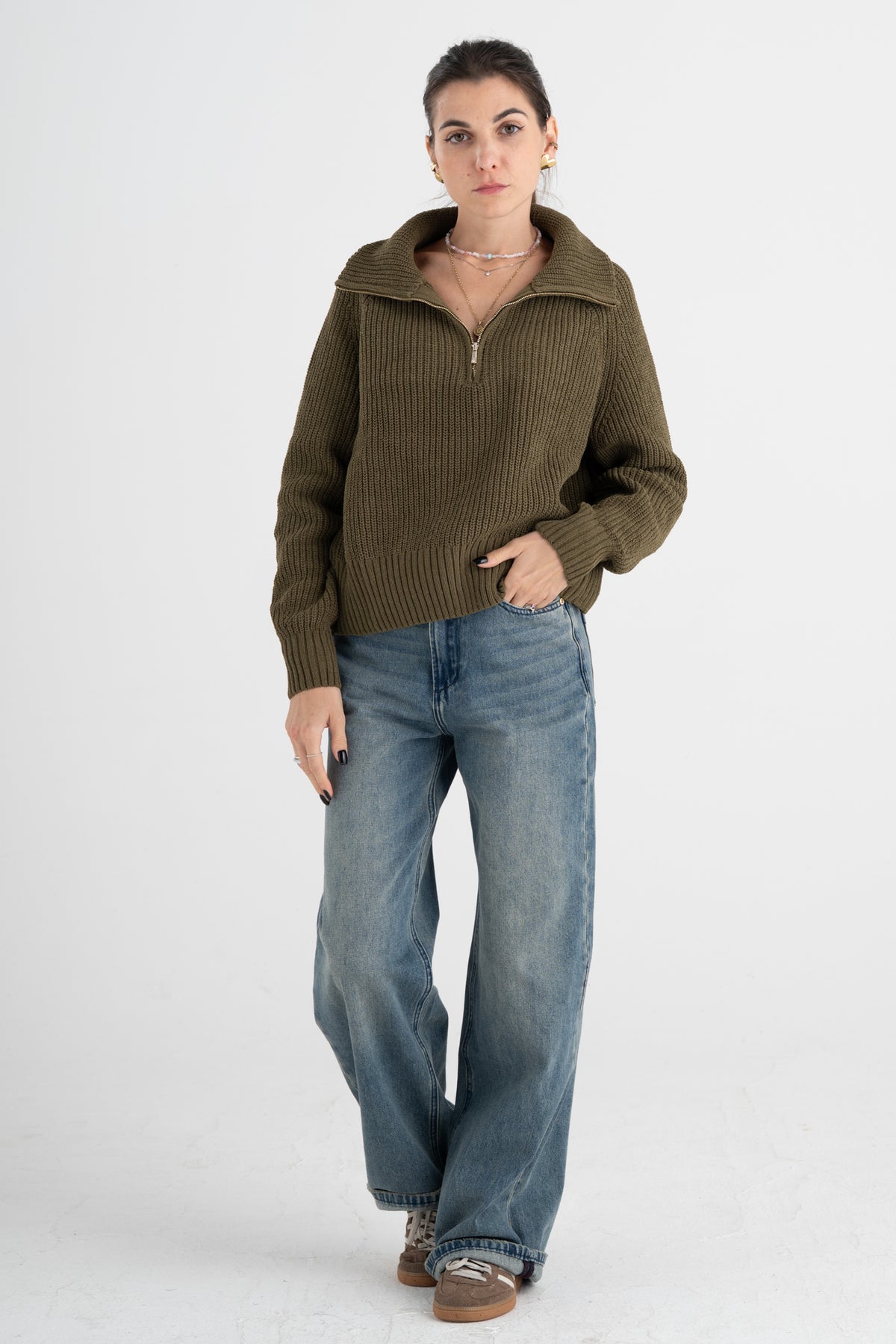 Maglia half ciniglia