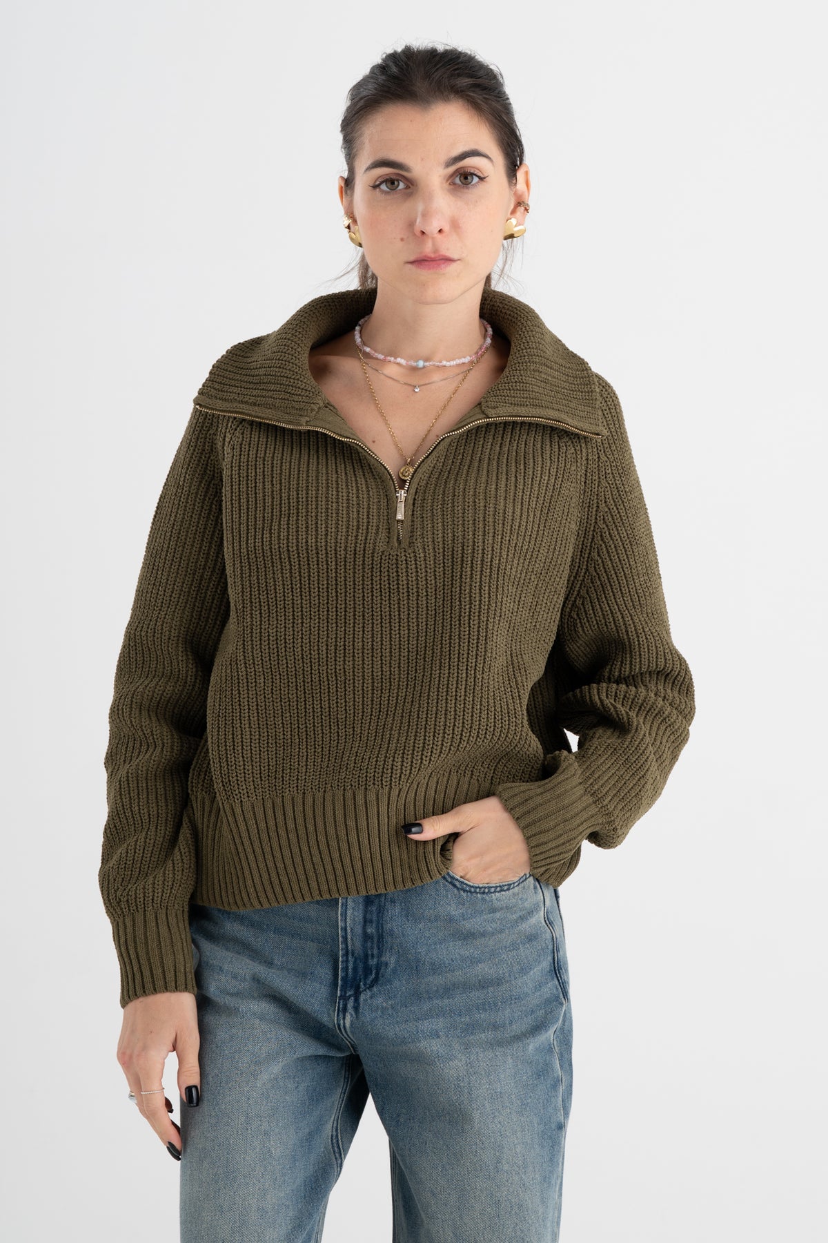 Maglia half ciniglia