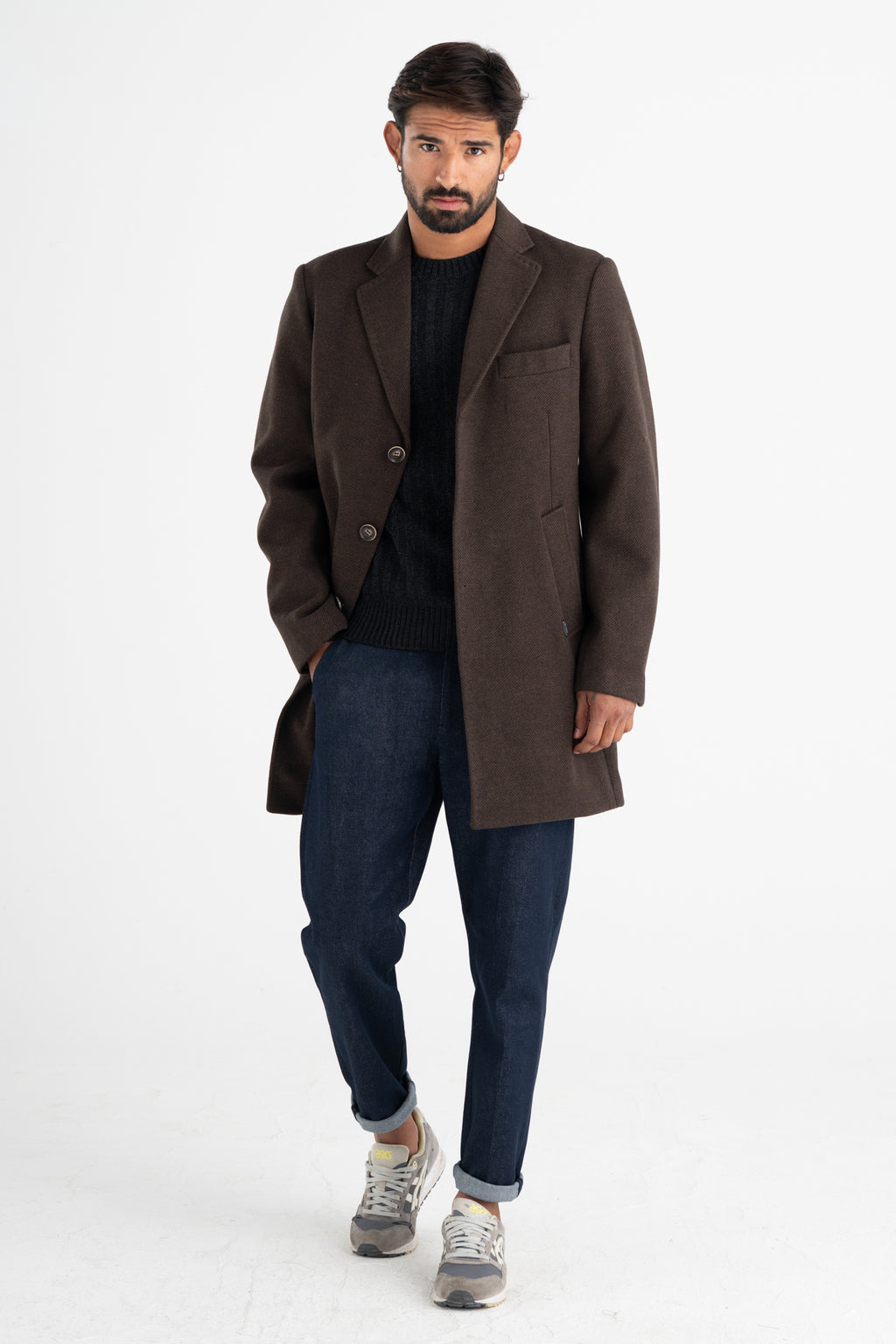 Cappotto monopetto