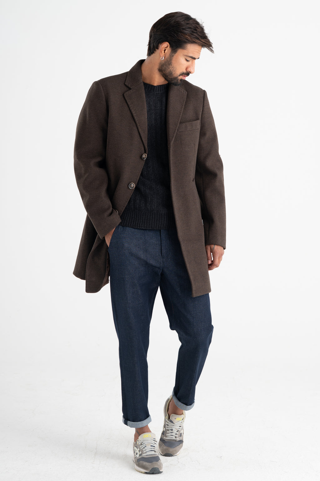 Cappotto monopetto