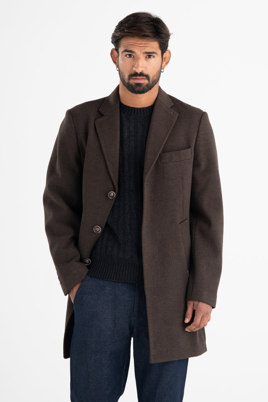 Cappotto monopetto