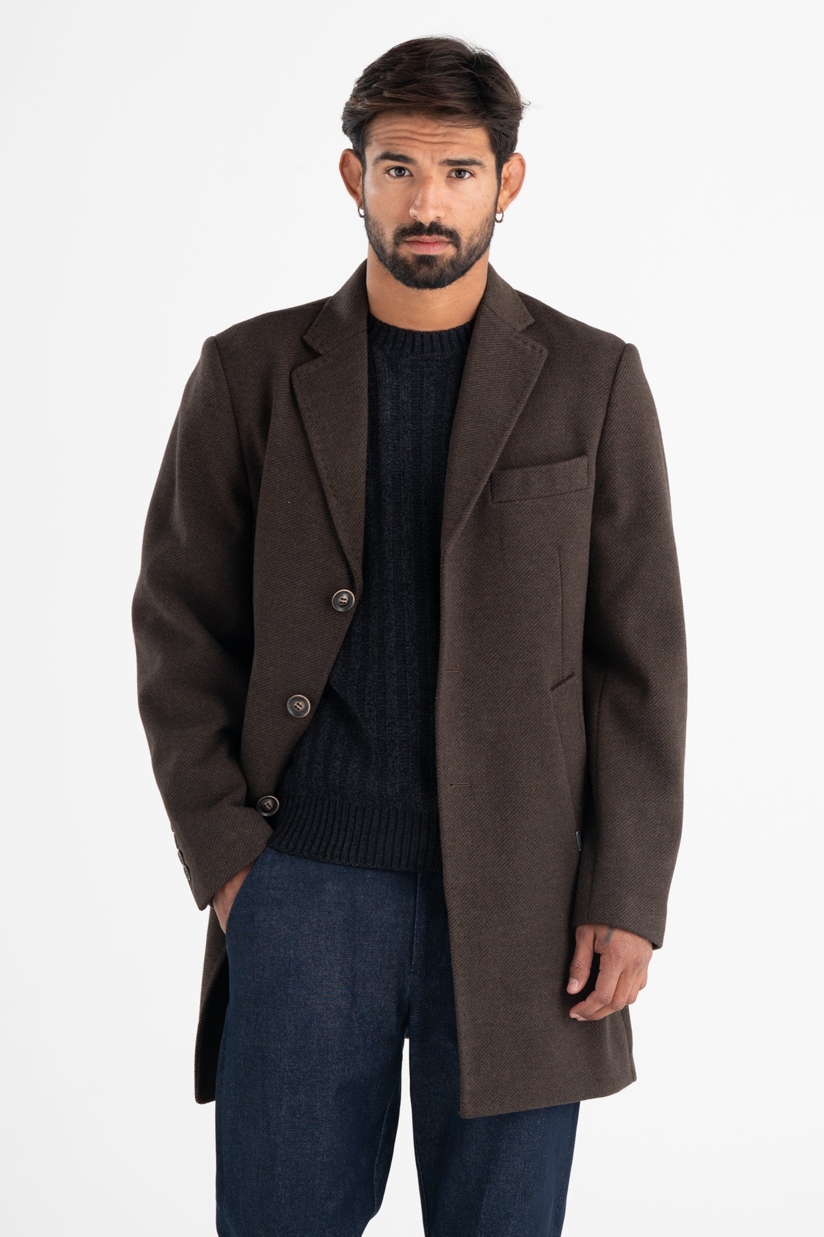 Cappotto monopetto