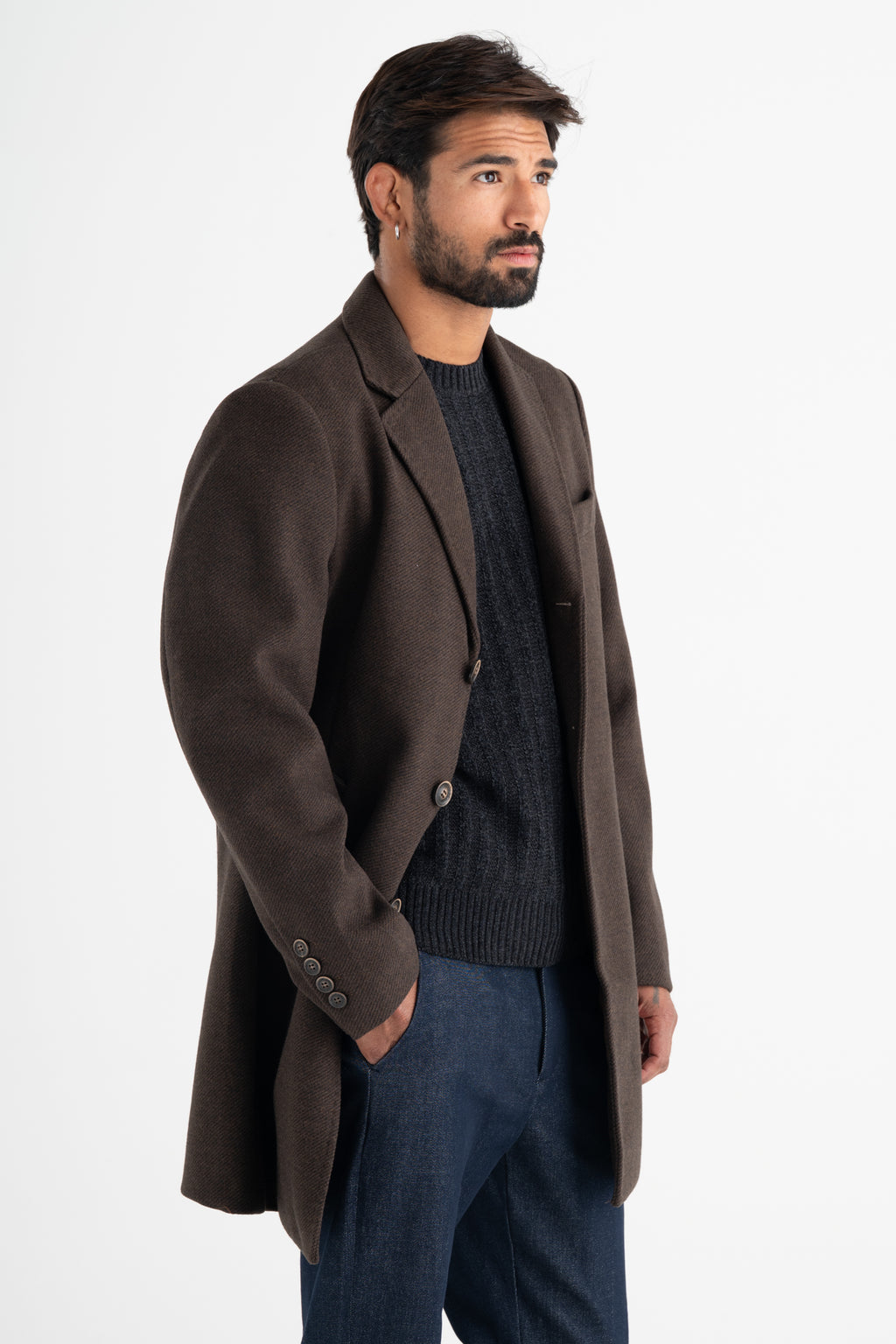 Cappotto monopetto