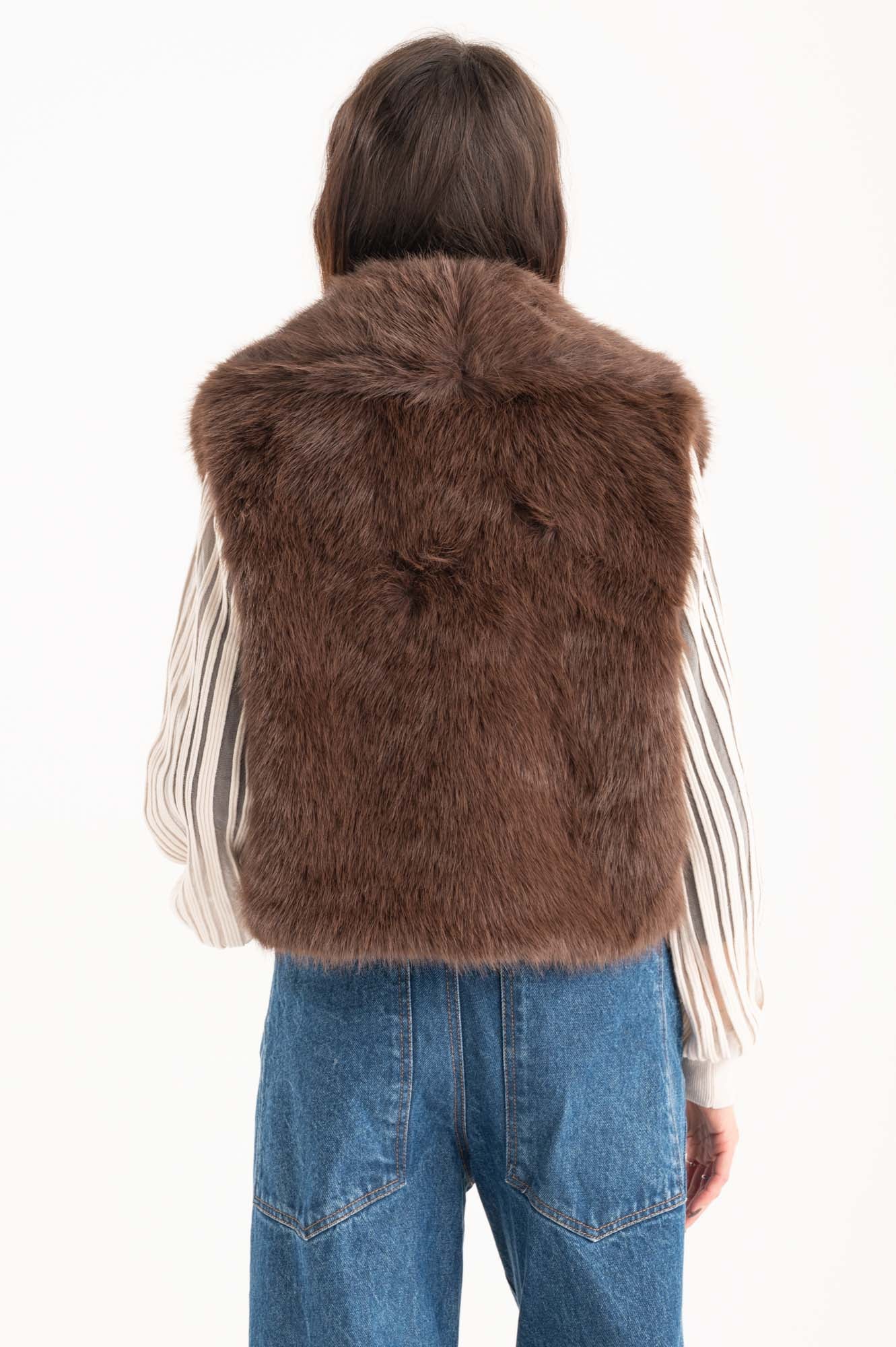 Gilet ecopelliccia Madelyn