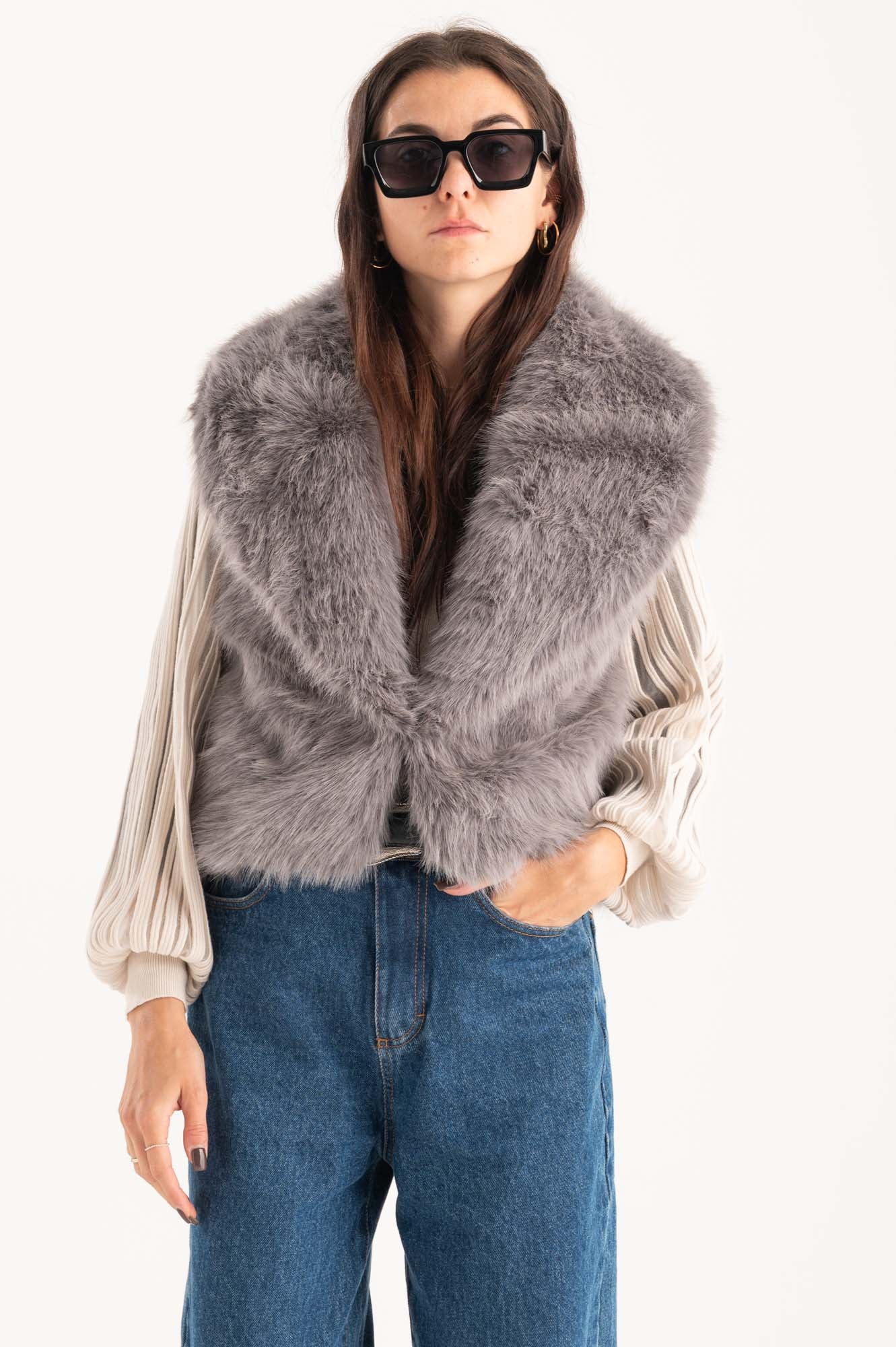 Gilet ecopelliccia Madelyn