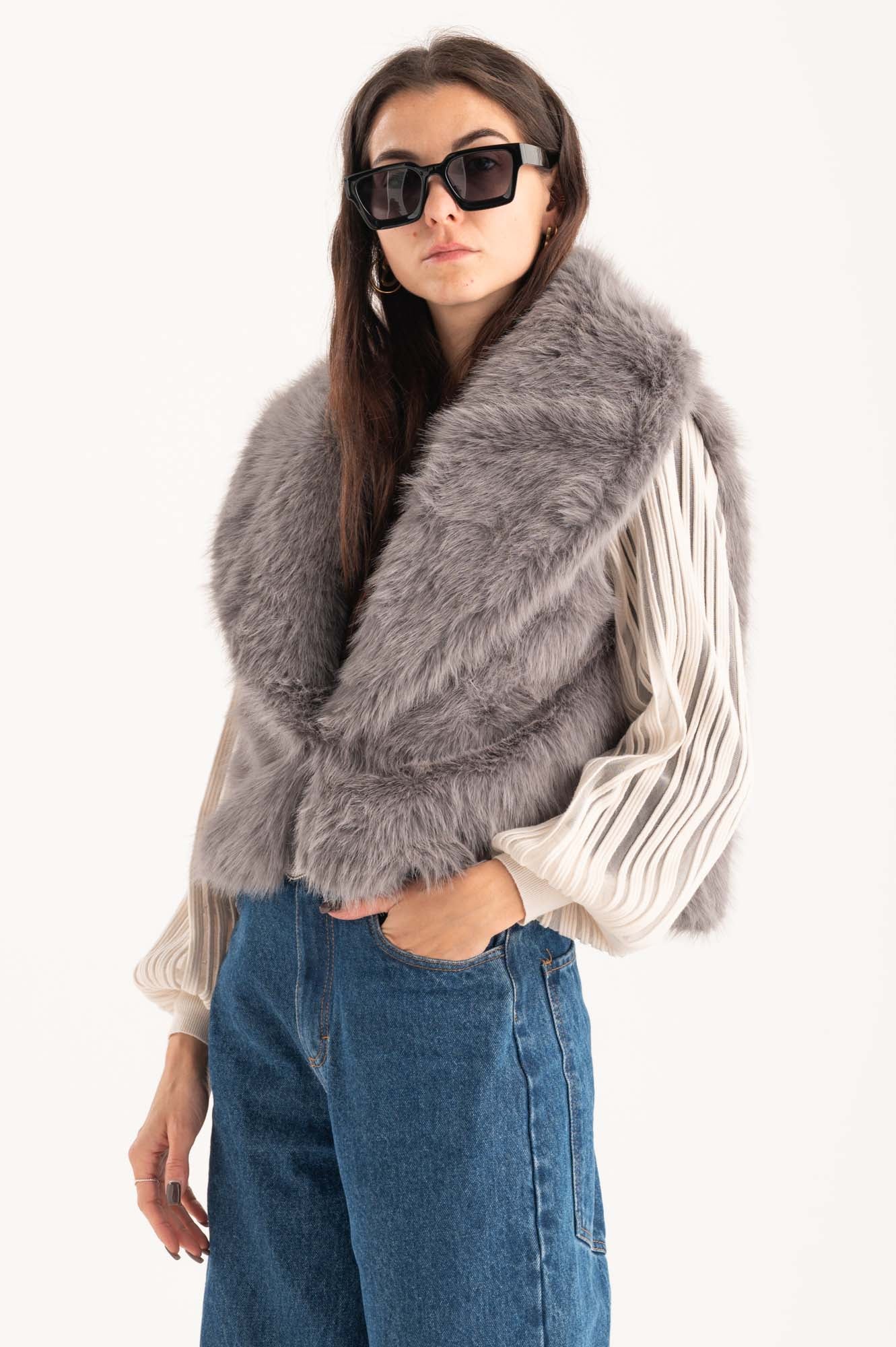 Gilet ecopelliccia Madelyn