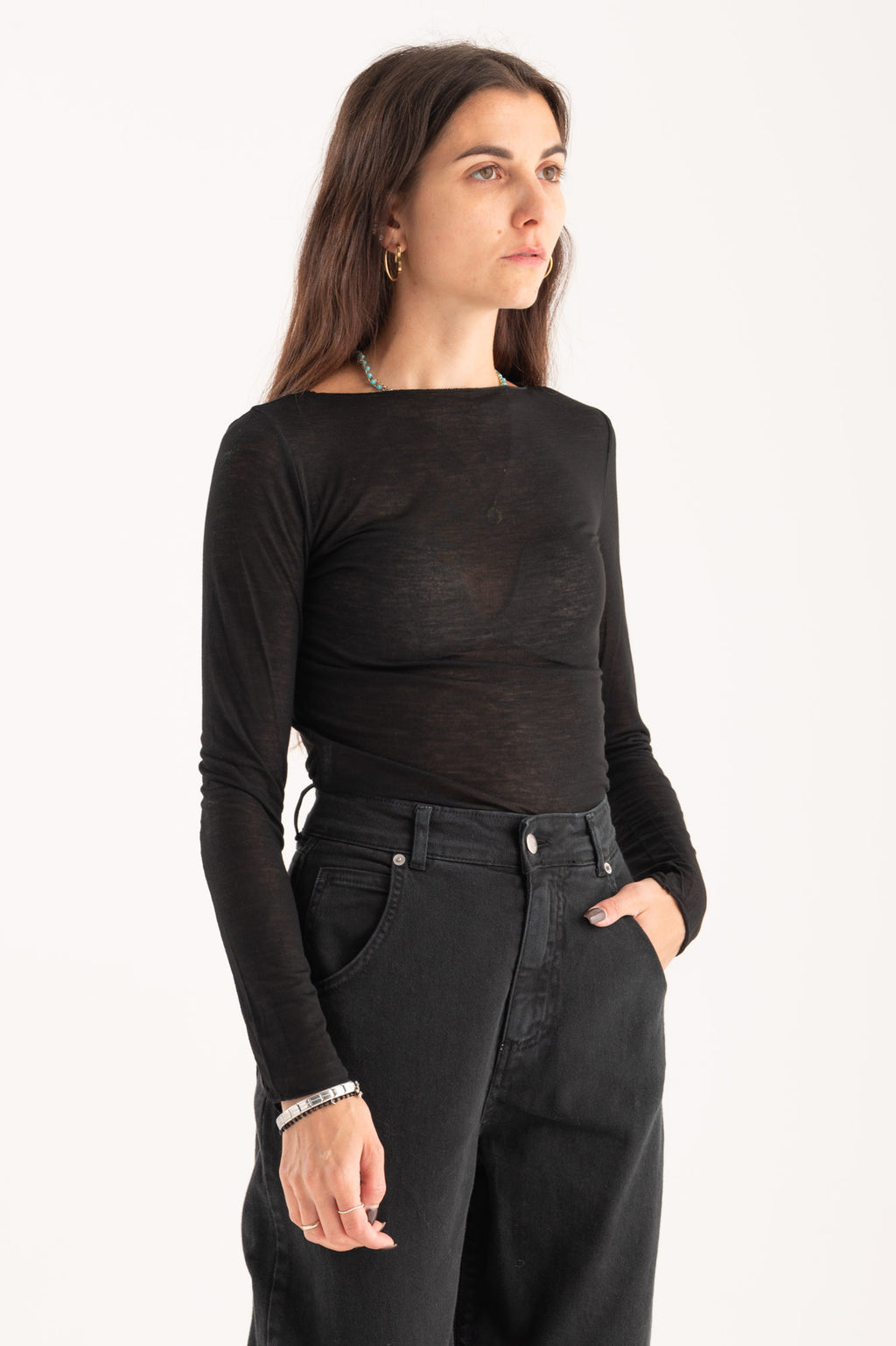 Maglia misto cashmere