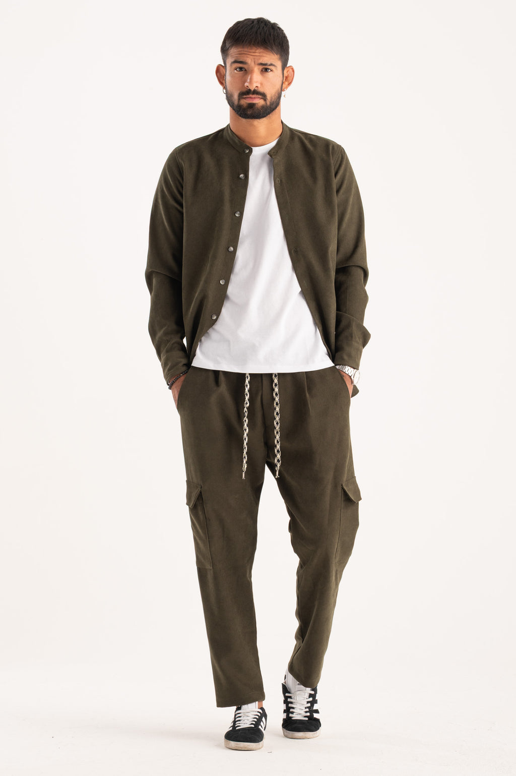 Pantalone coordinato velluto