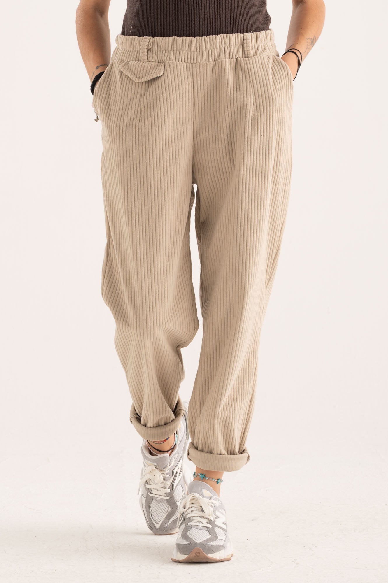 Pant velvet costa larga