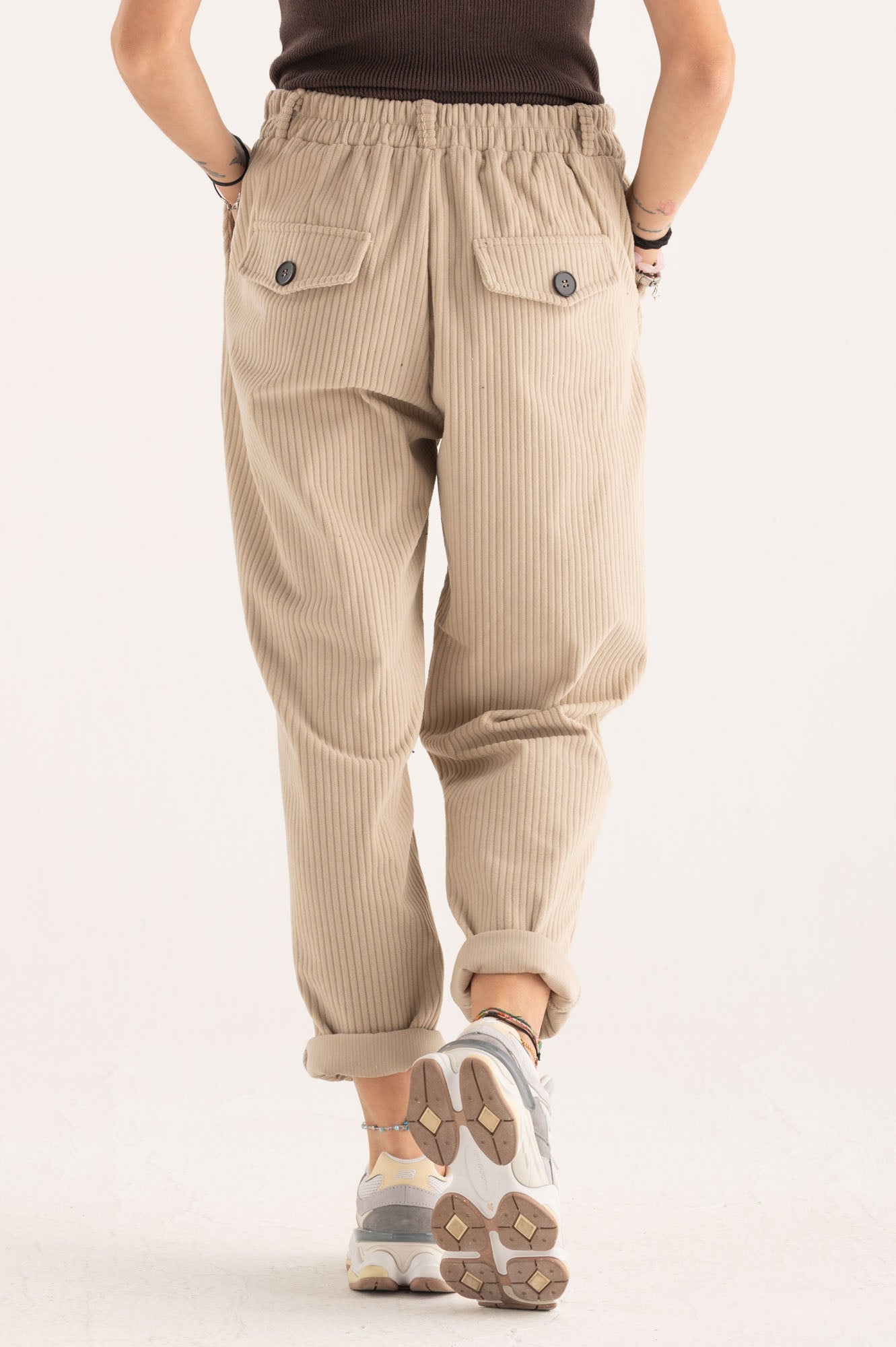 Pant velvet costa larga