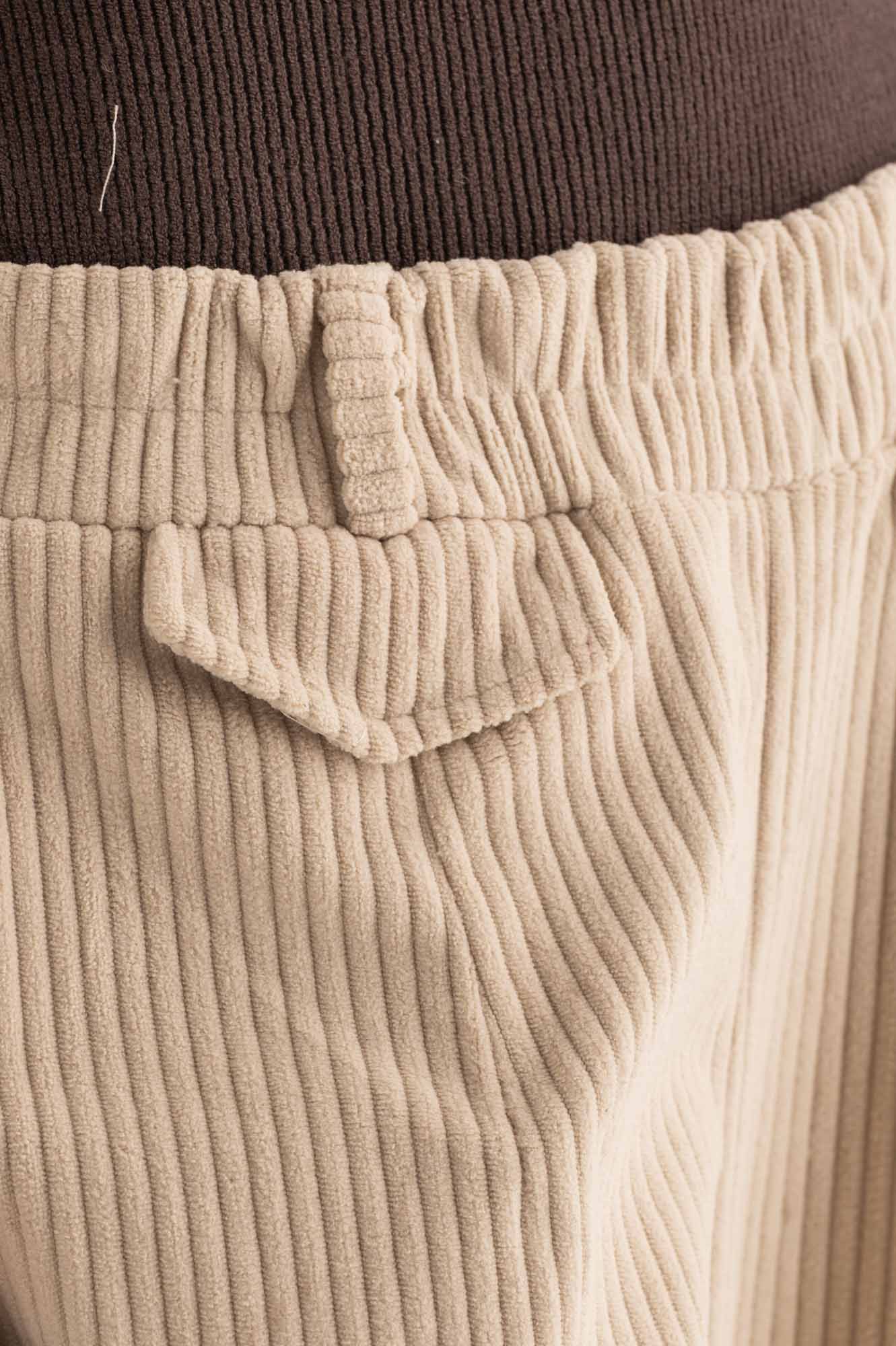 Pant velvet costa larga