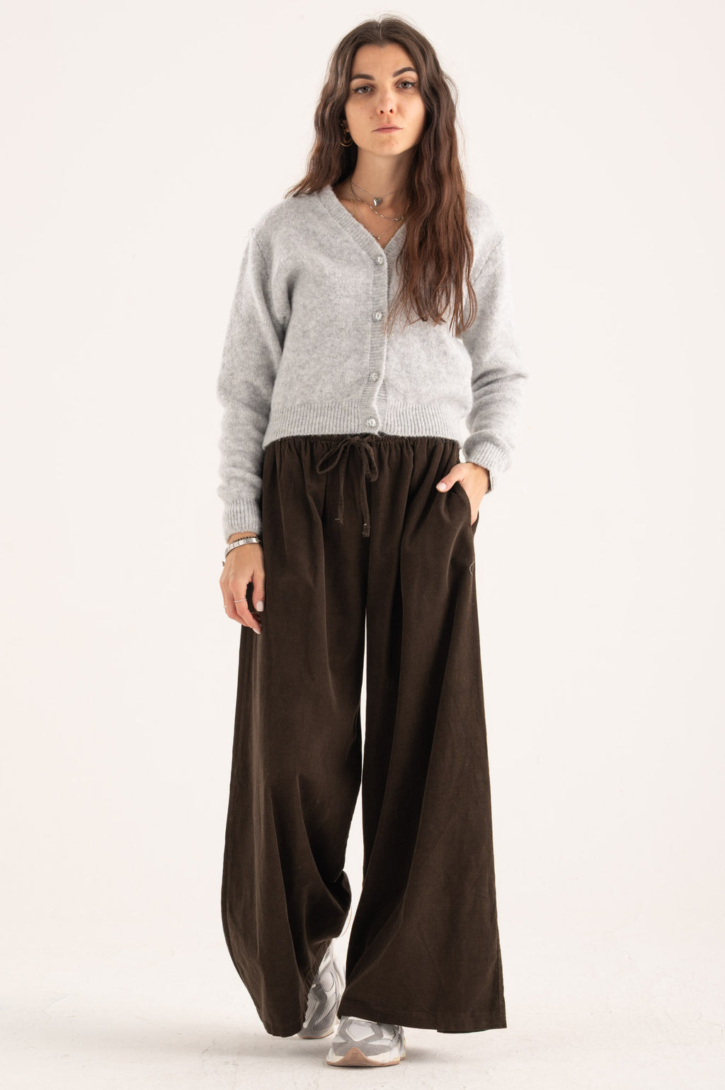 Panta-palazzo velvet