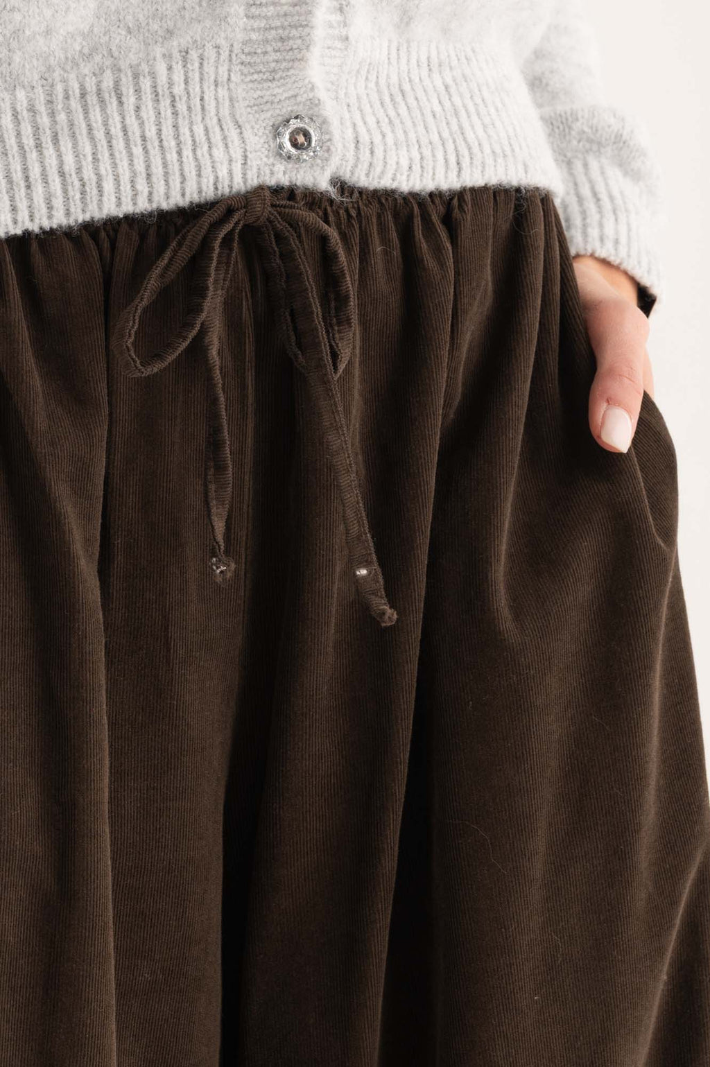 Panta-palazzo velvet