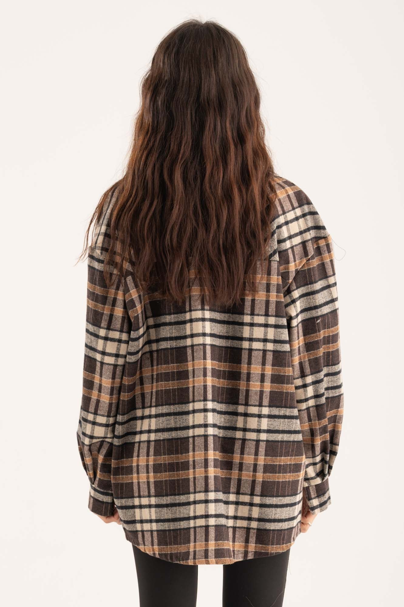 Camicia quadri spille