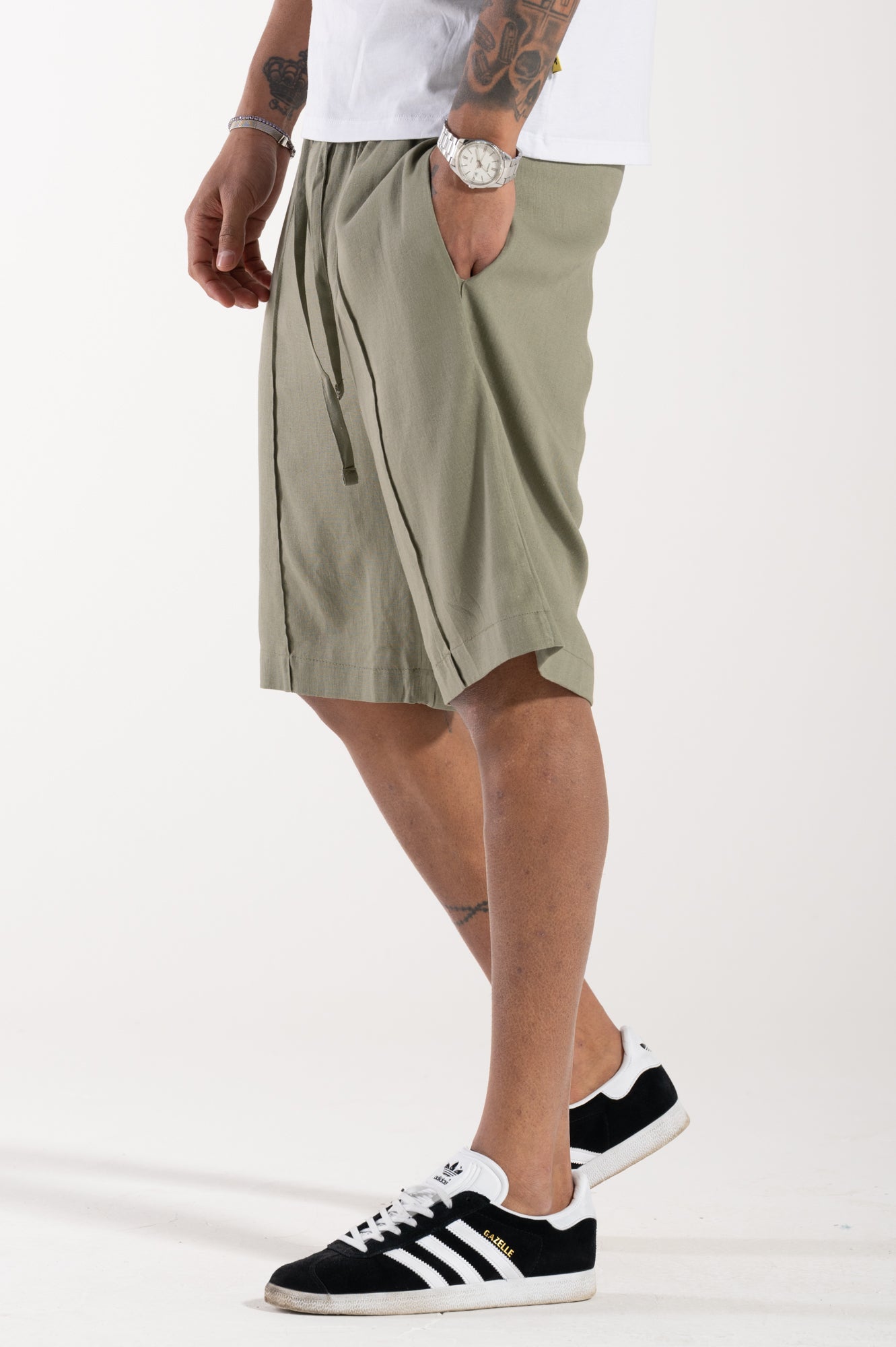 Essential linen shorts