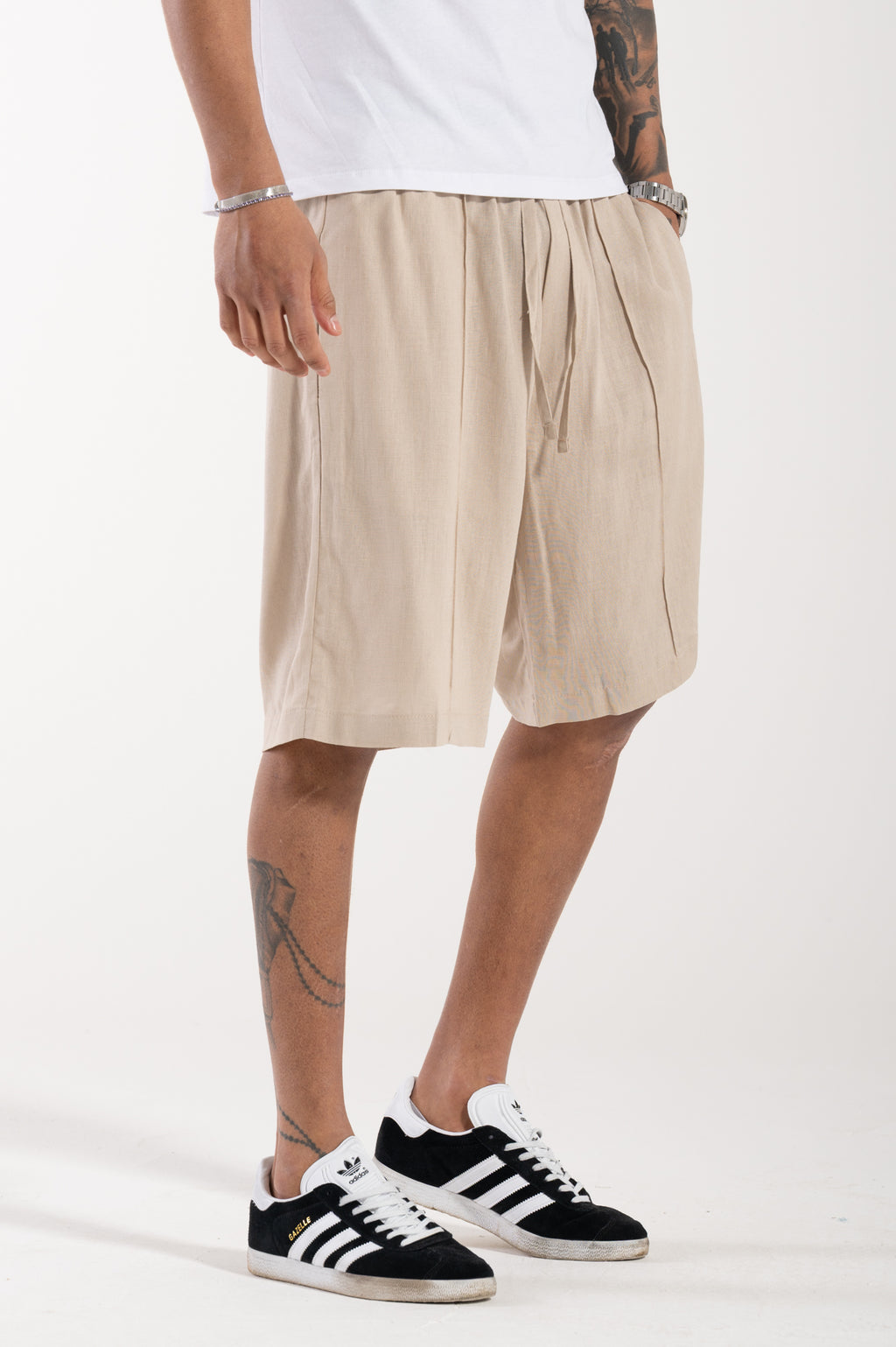 Essential linen shorts