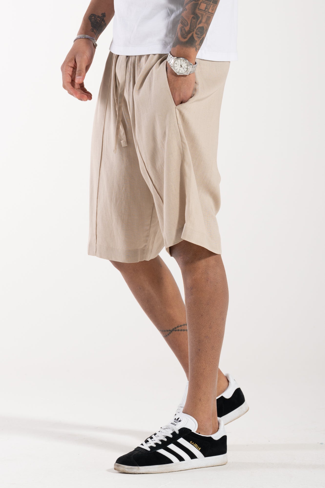 Essential linen shorts