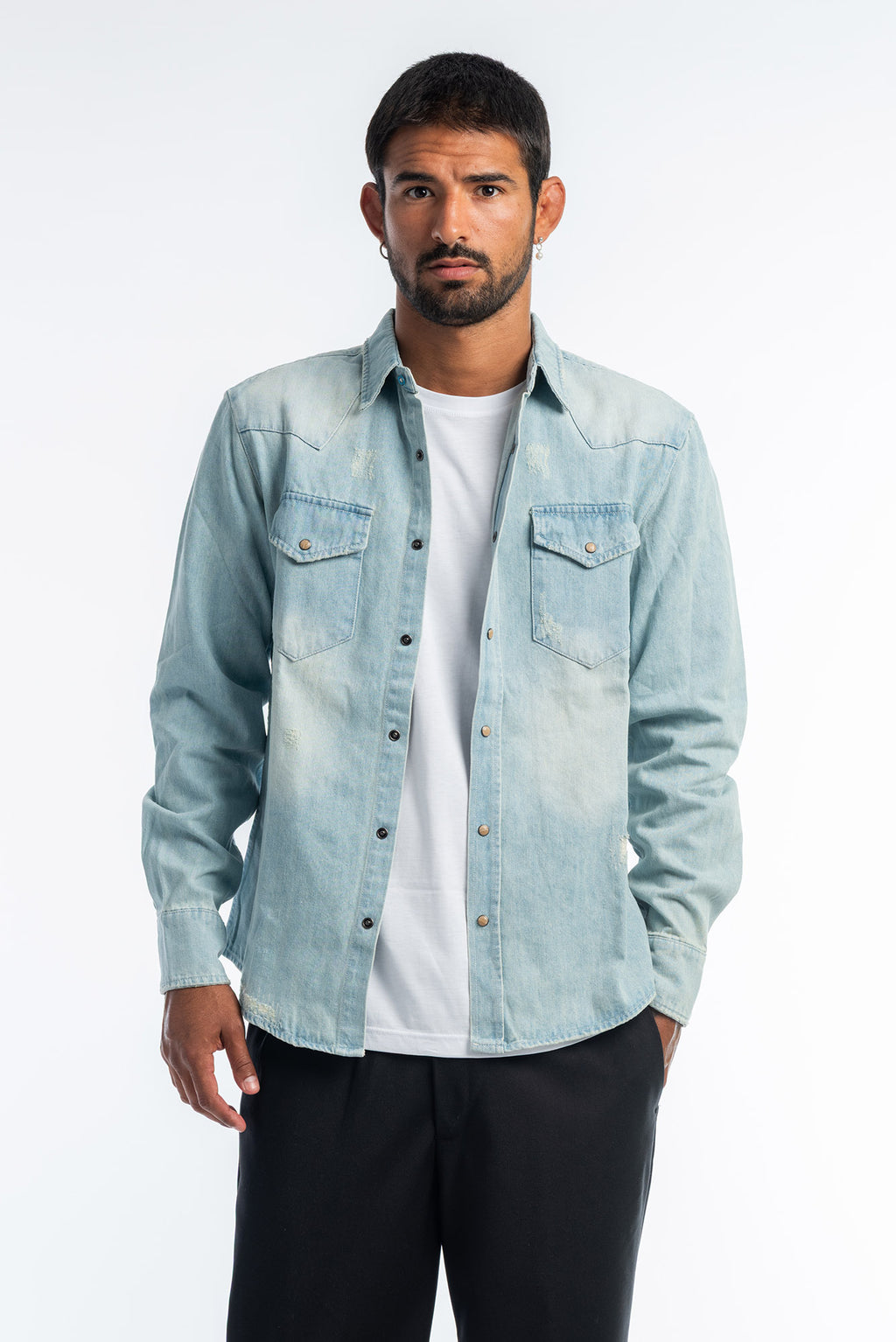Light denim shirt