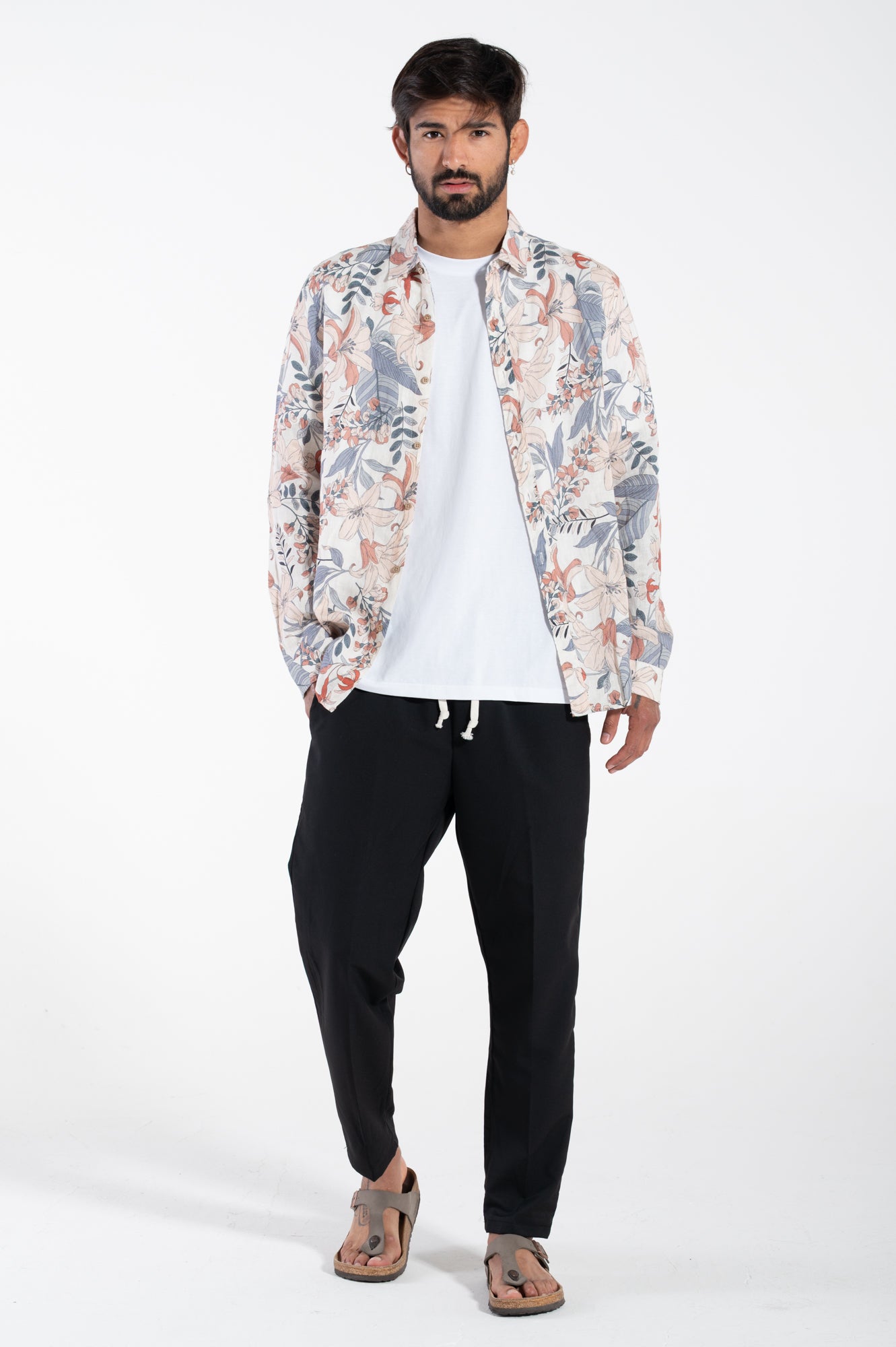 Linen Flower Shirt