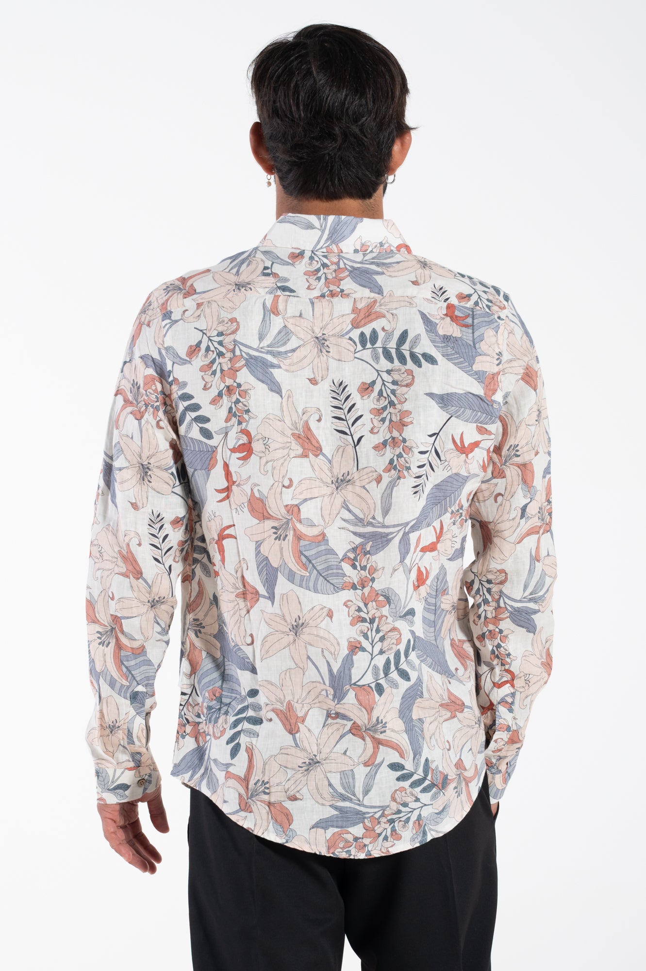 Linen Flower Shirt