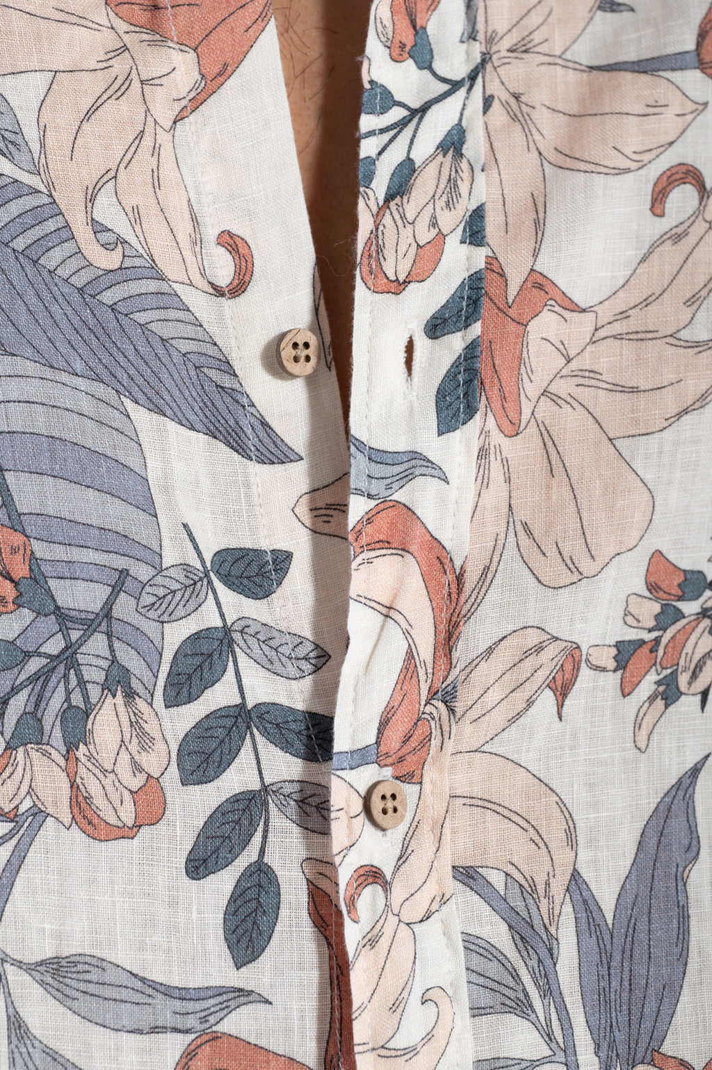 Linen Flower Shirt