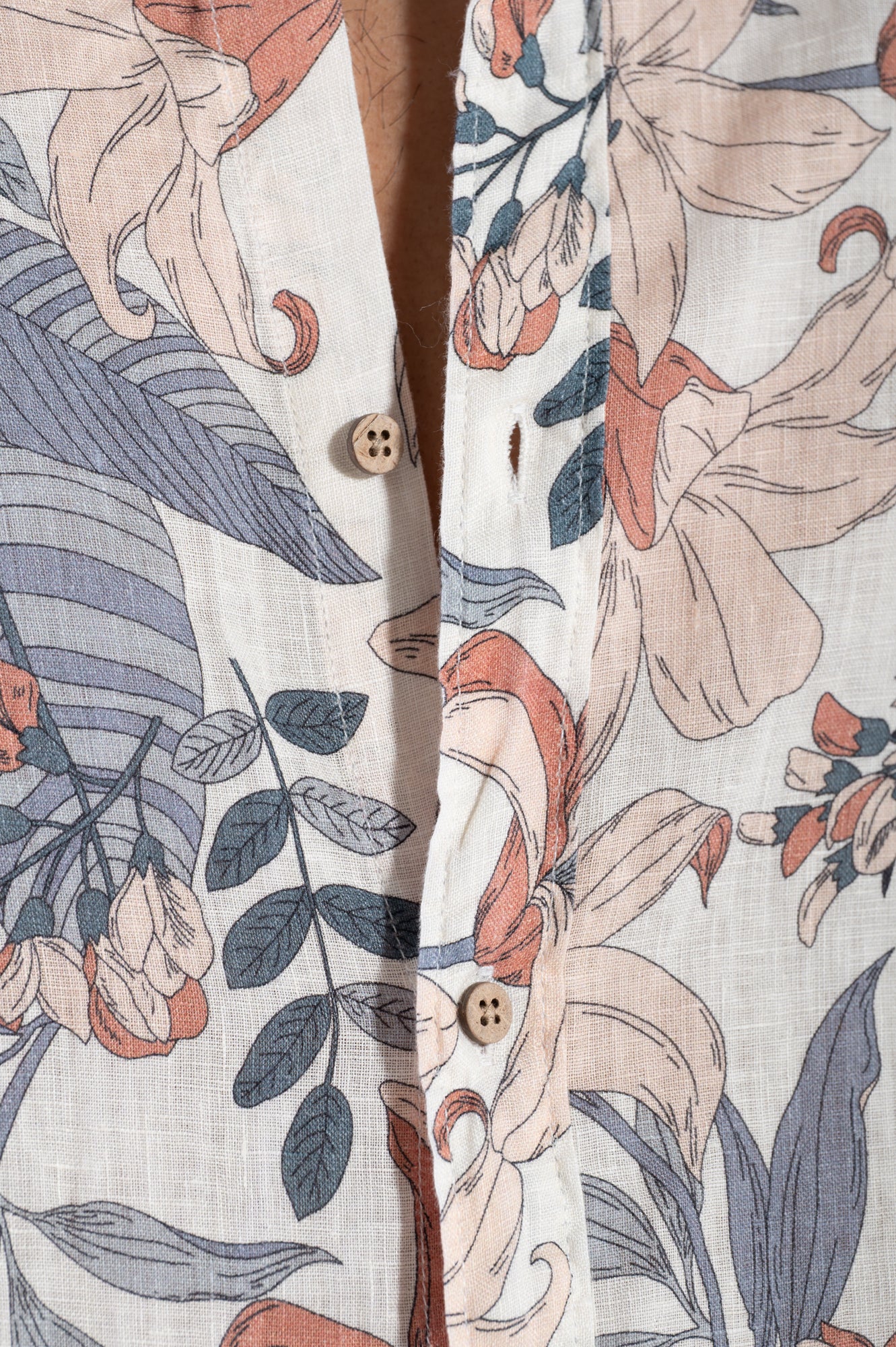 Linen Flower Shirt