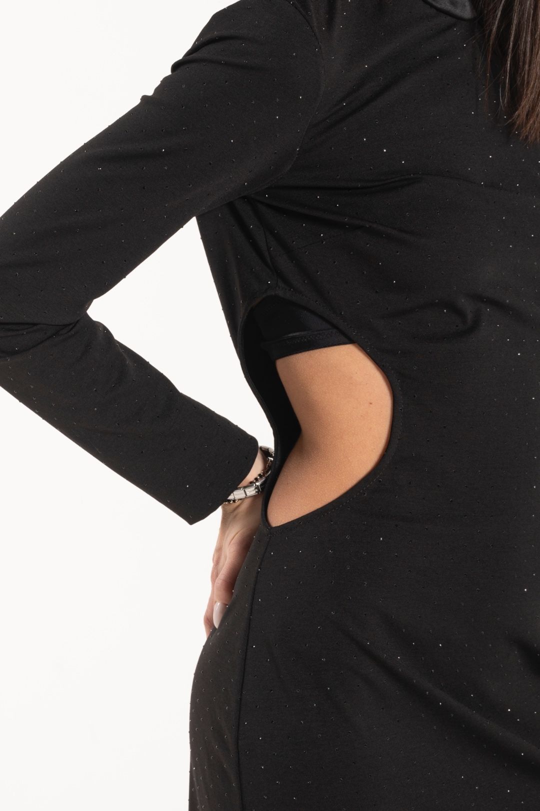 Abito Vicolo strass nero