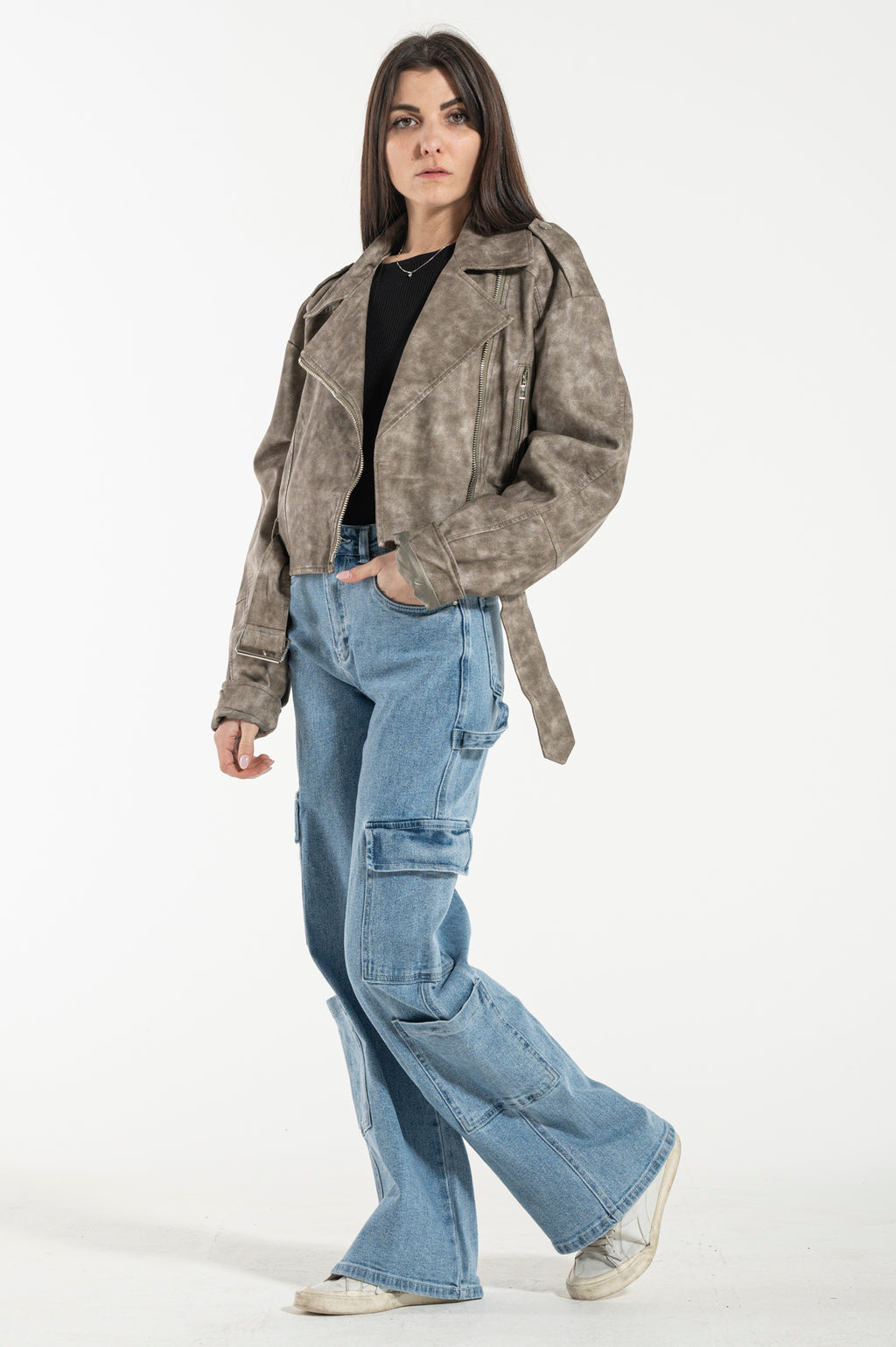 Chiodo vintage beige Lumina