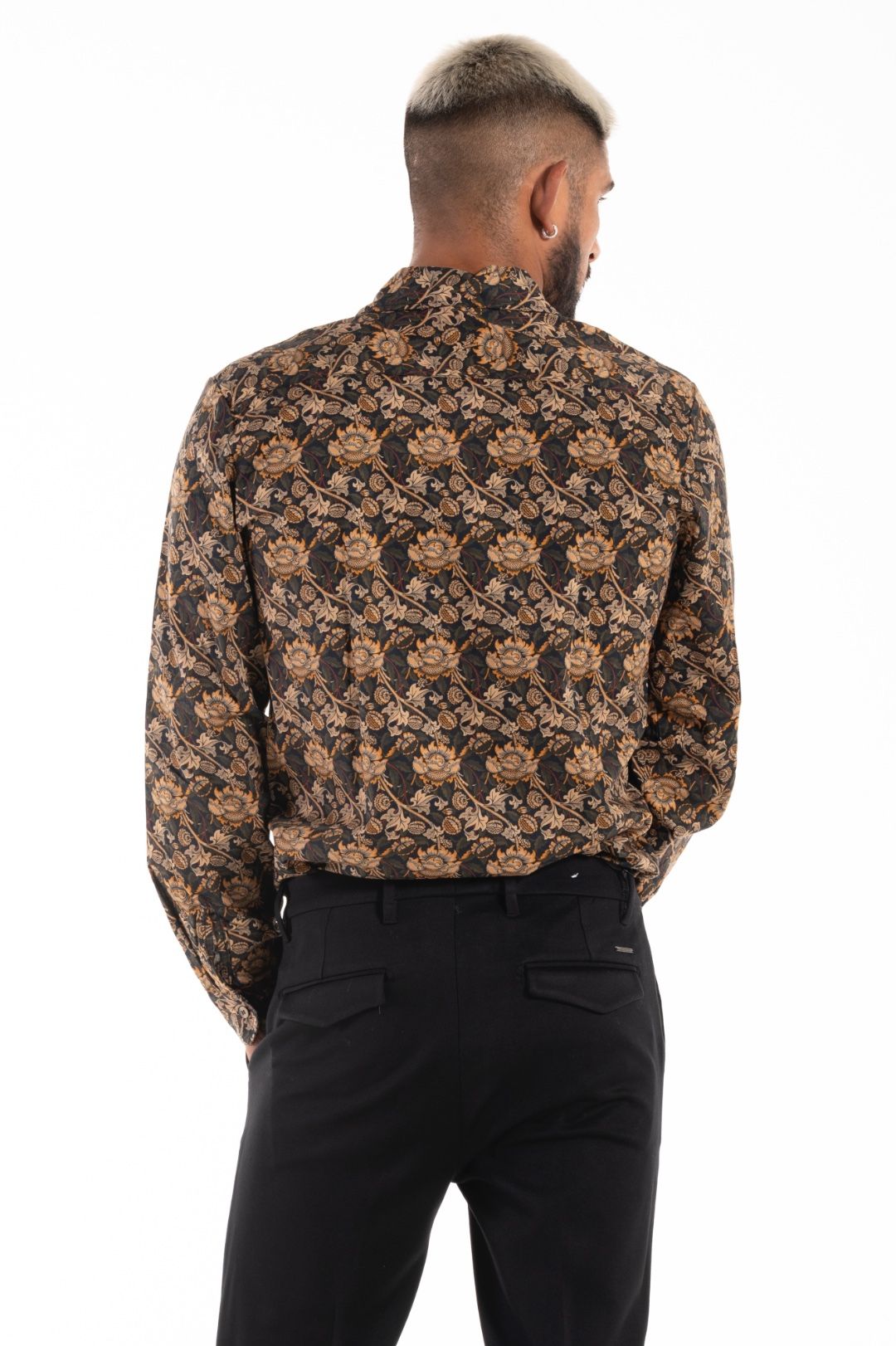 Camicia a Fiori Dorata