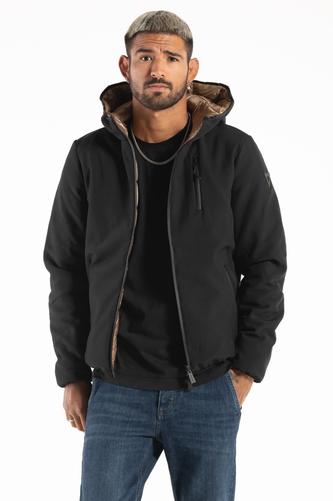 Debe chaqueta de doble cara